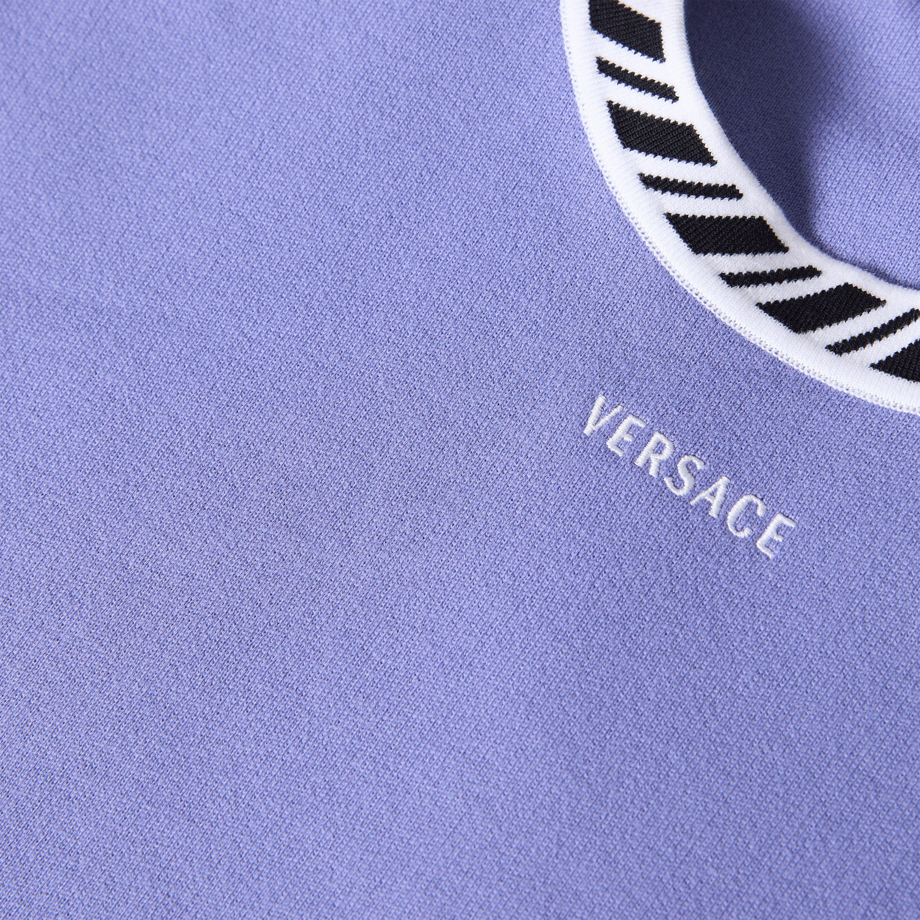 Powder Lilac - Versace - Versace Knt Top Ld64 - 3
