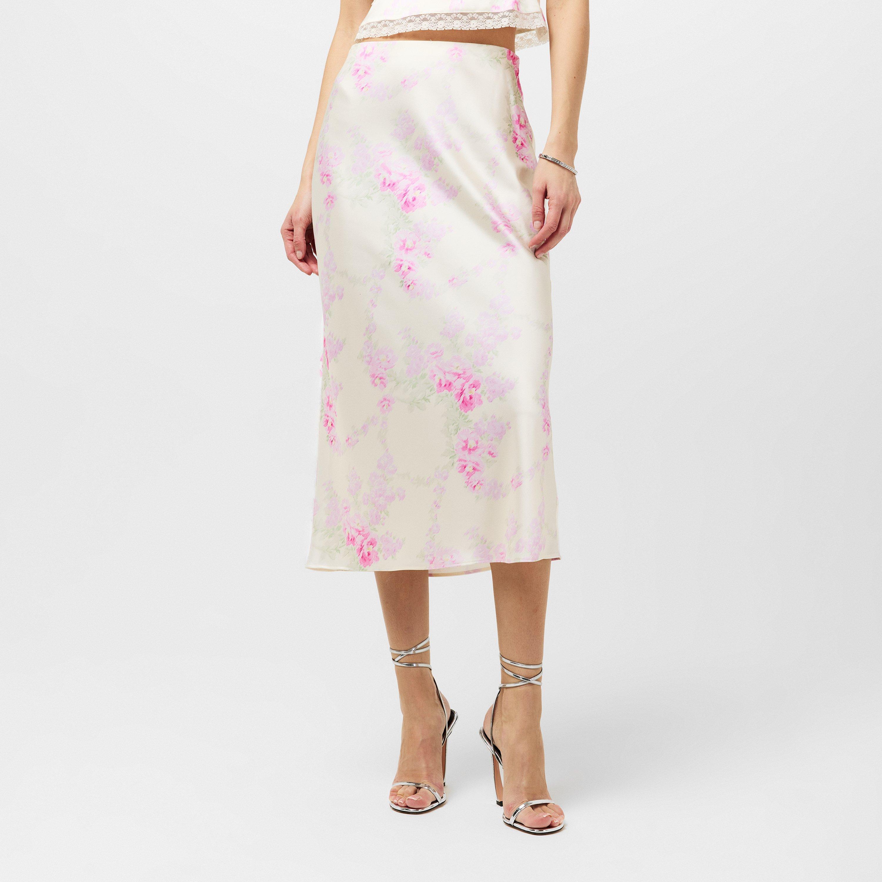 Vanilla Sorbet - LoveshackFancy - Women's Love Castle Midi Skirt - 3