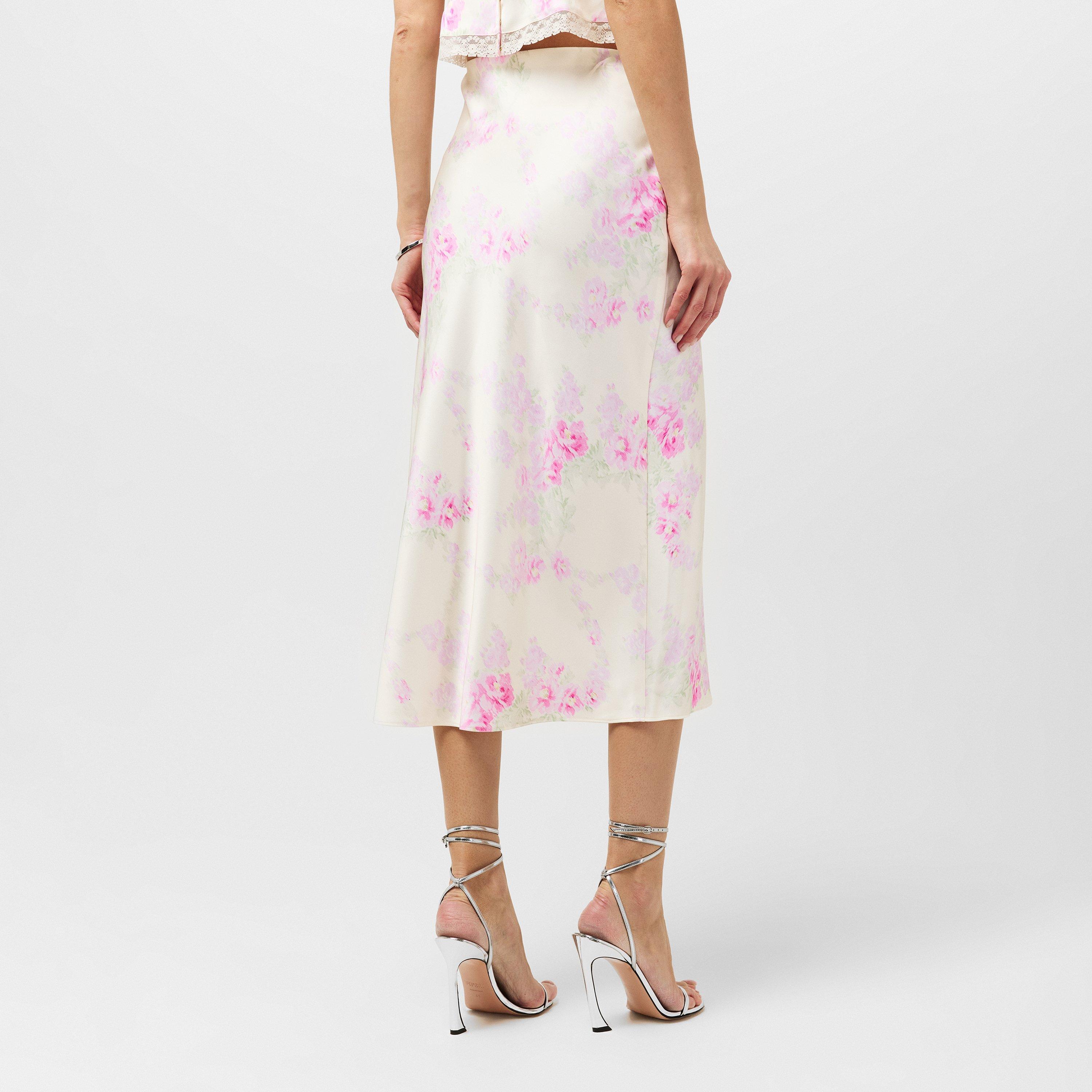 Vanilla Sorbet - LoveshackFancy - Women's Love Castle Midi Skirt - 4