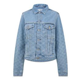 Off White Monogram Denim Jacket