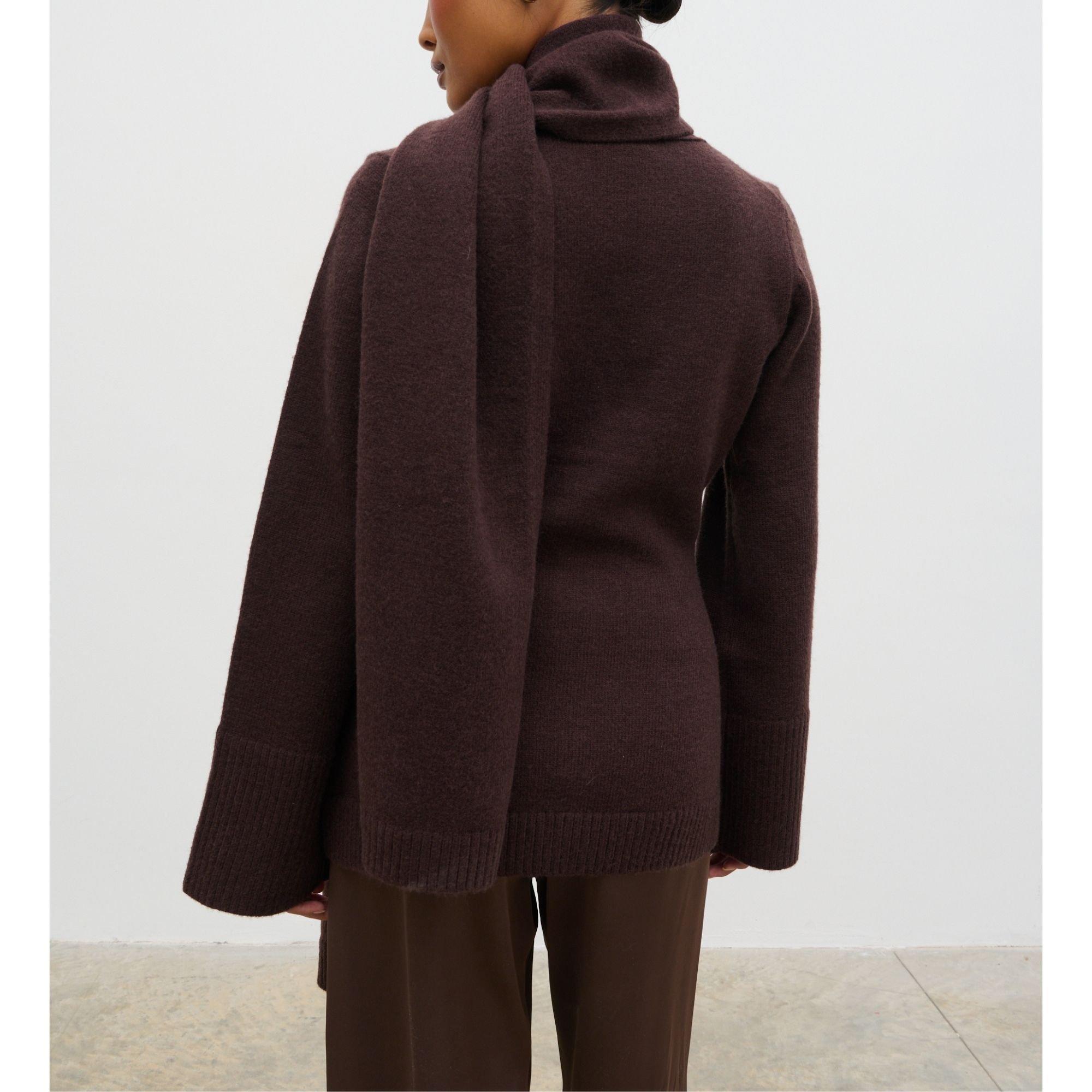 Chocolate Brown - Pretty Lavish - P.Lavish Florie Knt Ld64 - 3