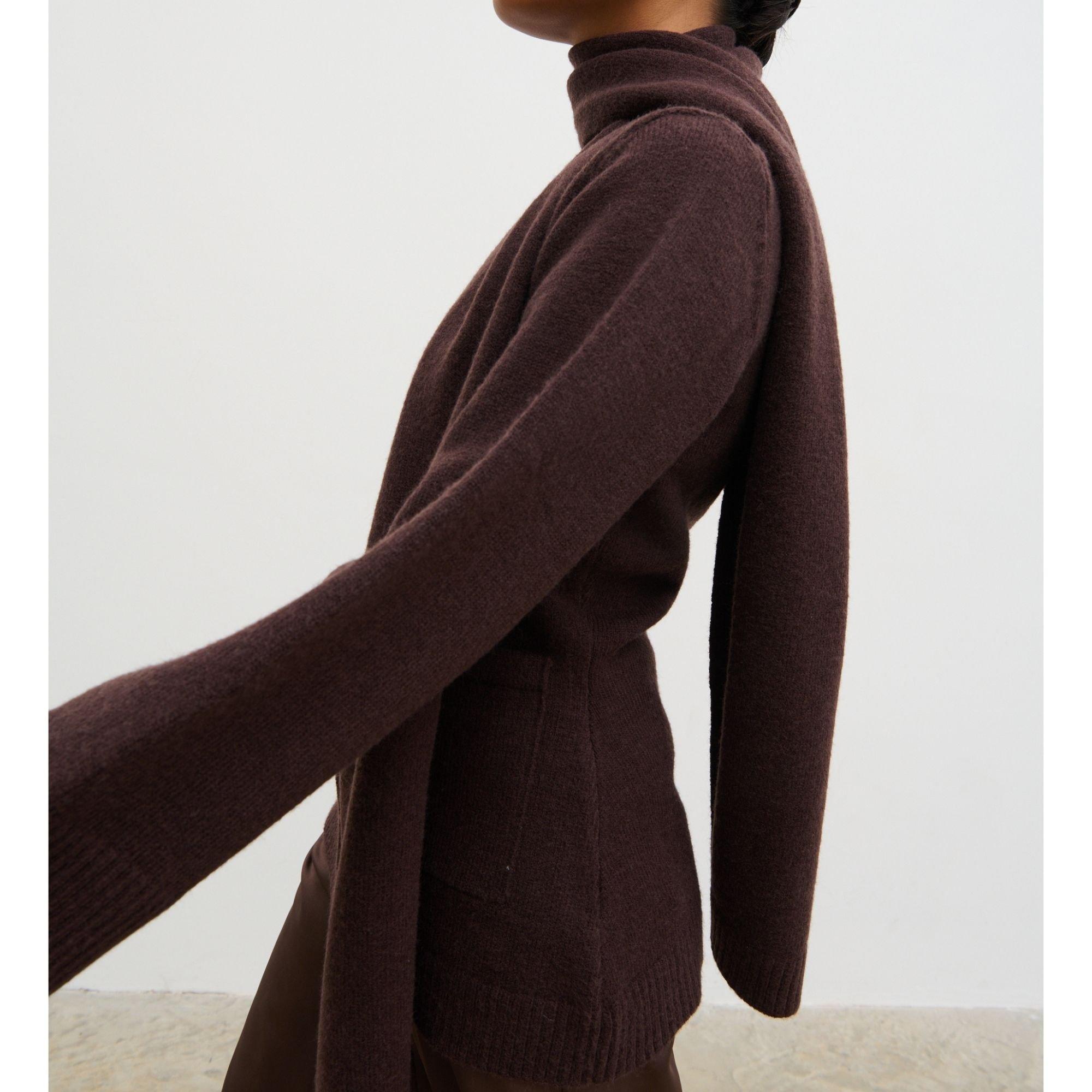 Chocolate Brown - Pretty Lavish - P.Lavish Florie Knt Ld64 - 5
