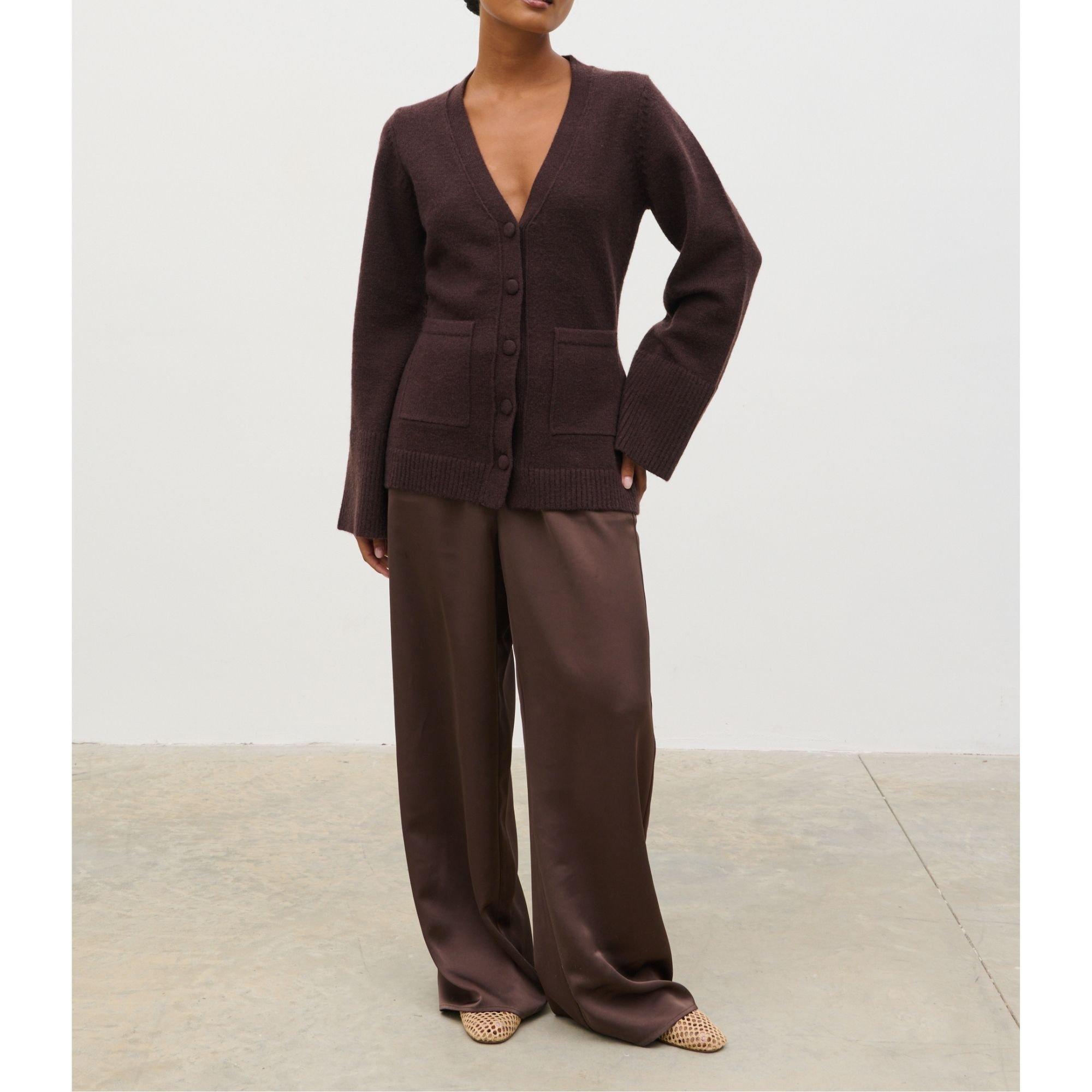 Chocolate Brown - Pretty Lavish - P.Lavish Florie Knt Ld64 - 6