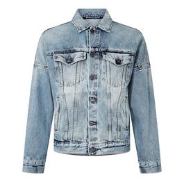 Palm Angels Back Denim Jacket