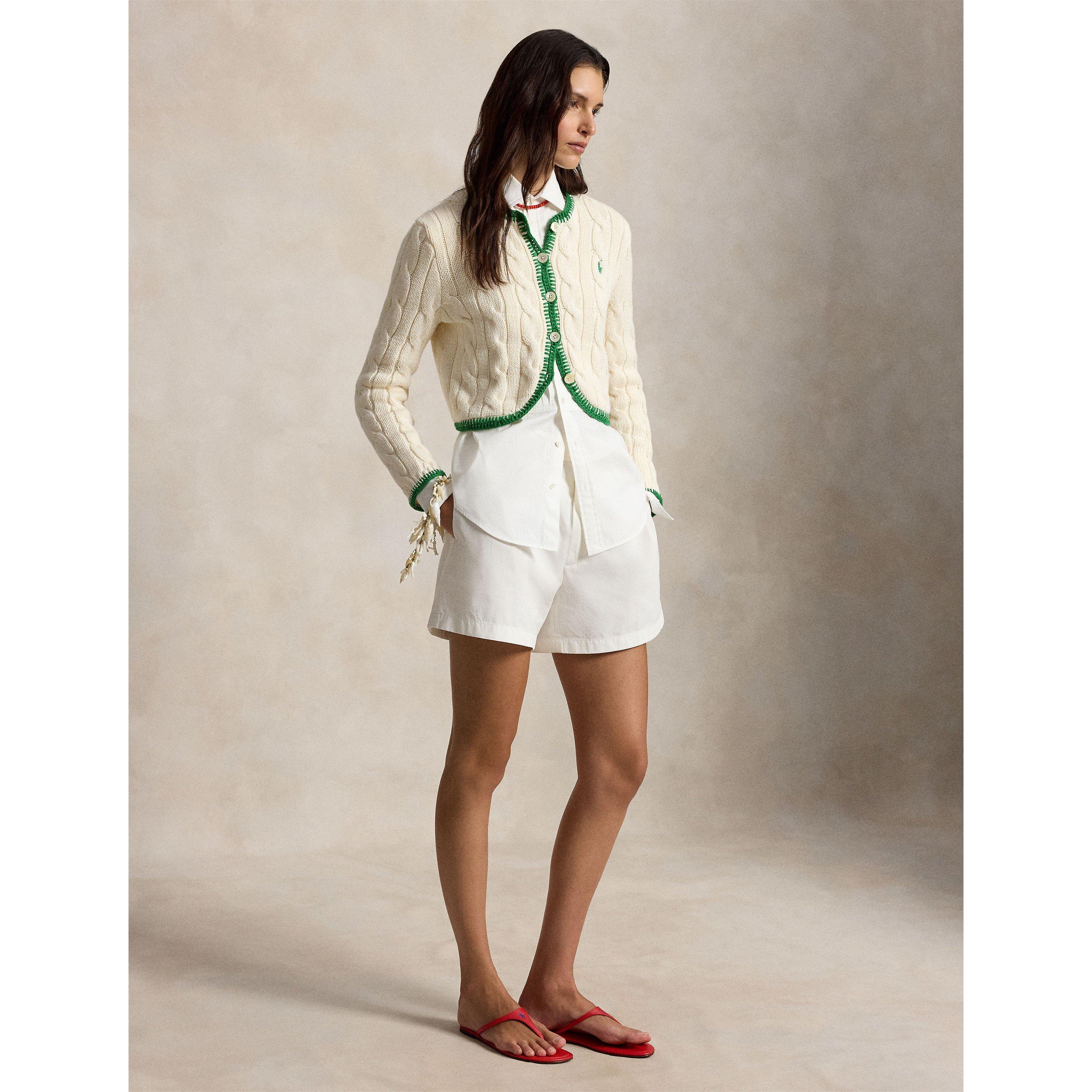 CRICKET CREAM - Polo Ralph Lauren - Polo Cable Cardigan Ld62 - 6