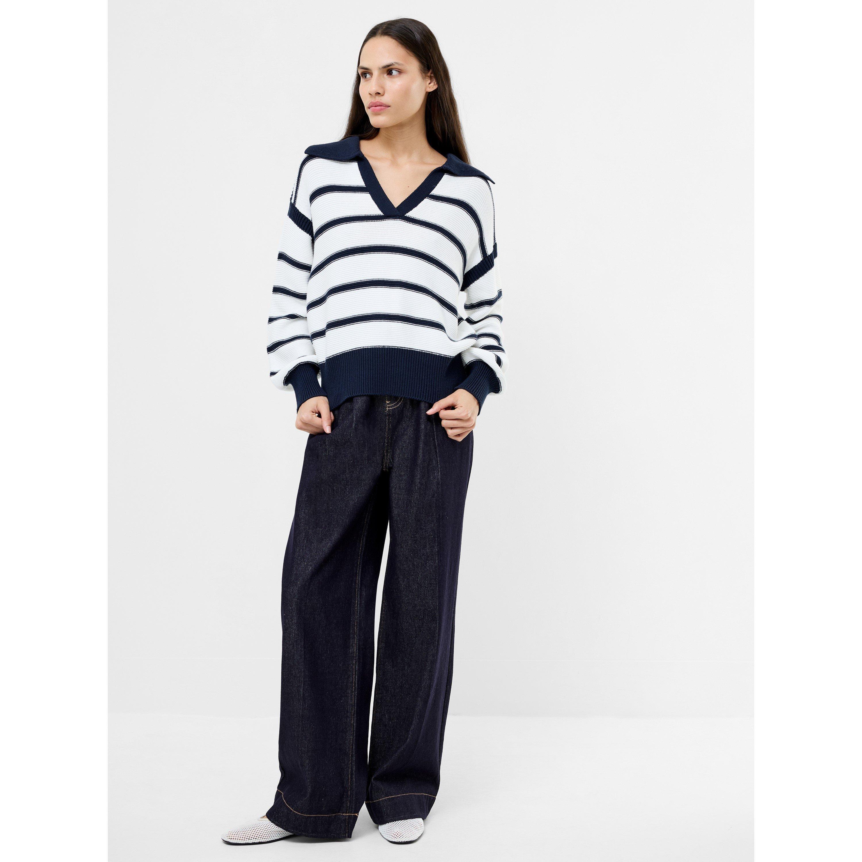 French Connection Women's Lily Soft Knit Crew Neck Jumper - White - 10 (S)