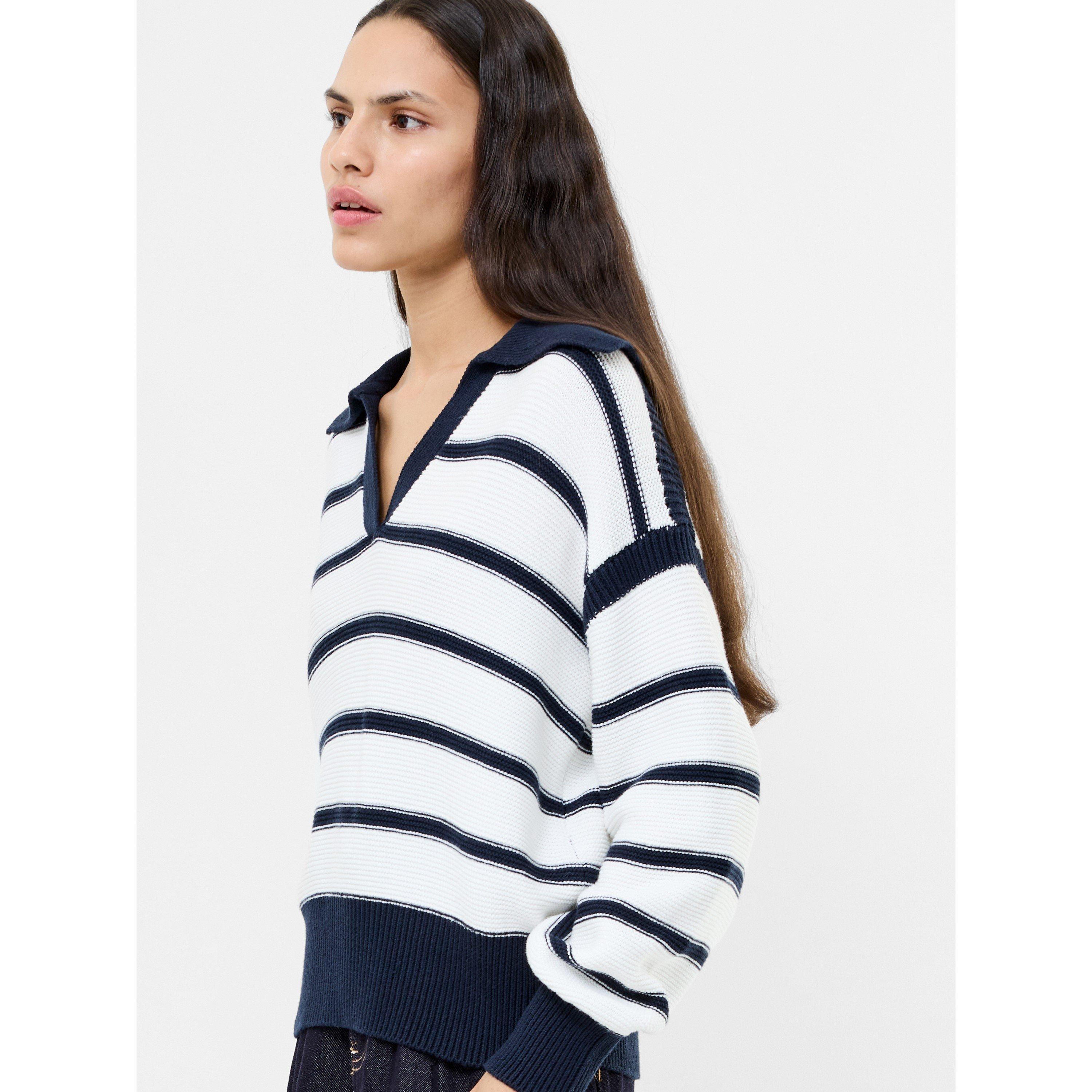 White - French Connection - Women's Lily Crew Neck Jumper - 2