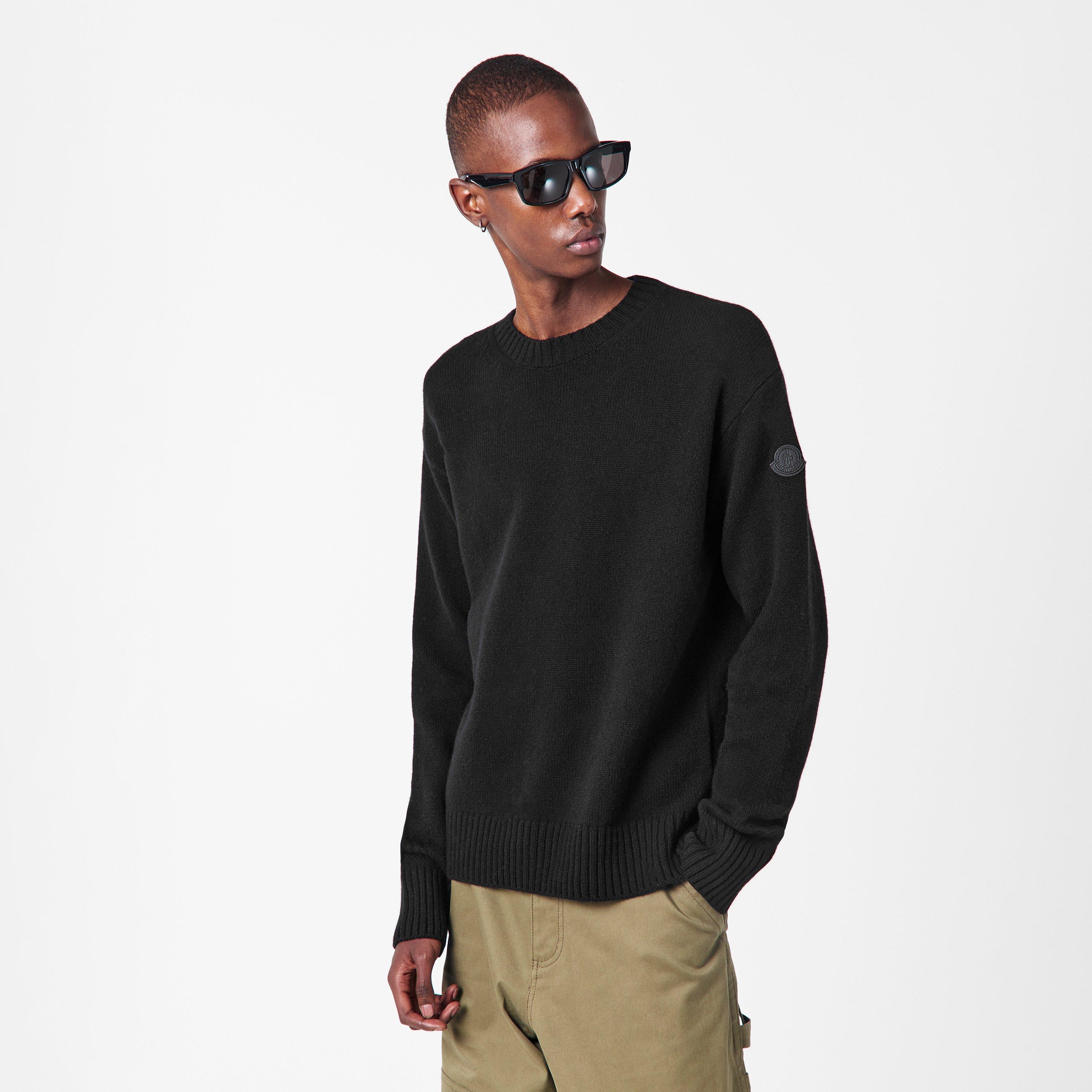 Black 999 - Moncler - Men's Lightweight Knitted Top - 3