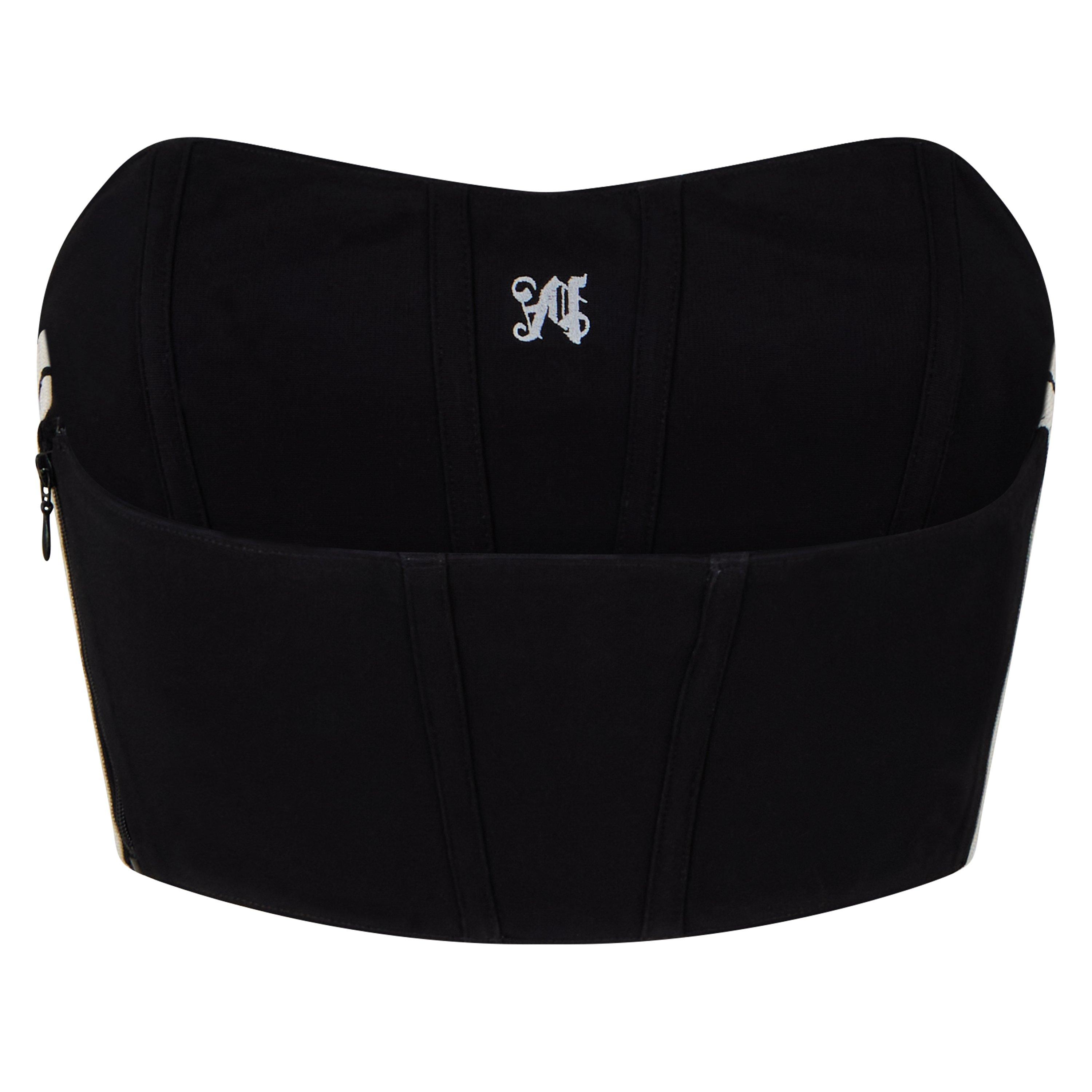 Black - Palm Angels - Monogram Corset - 2