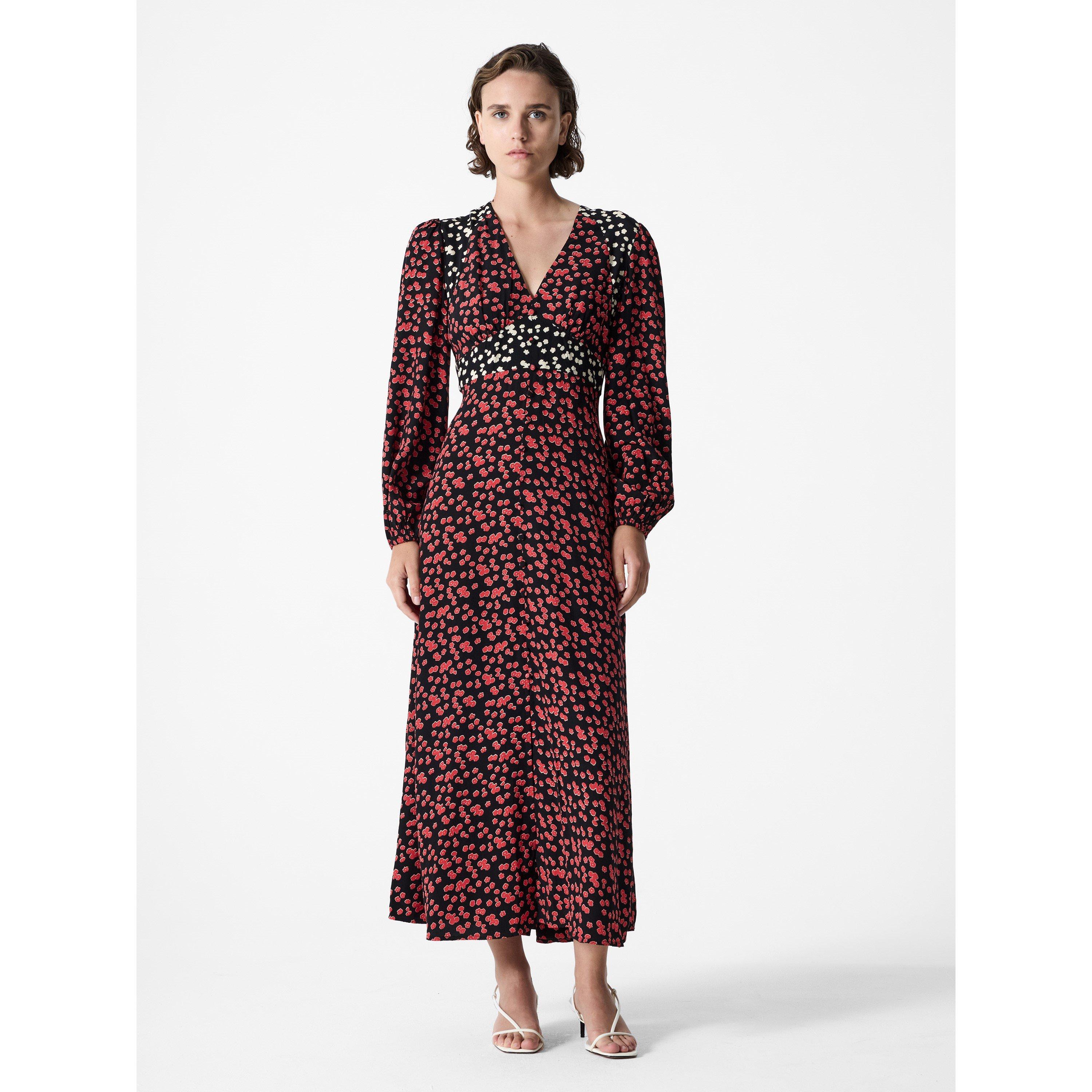 Black - French Connection - Women's Delphine Long Maxi Dress - 1