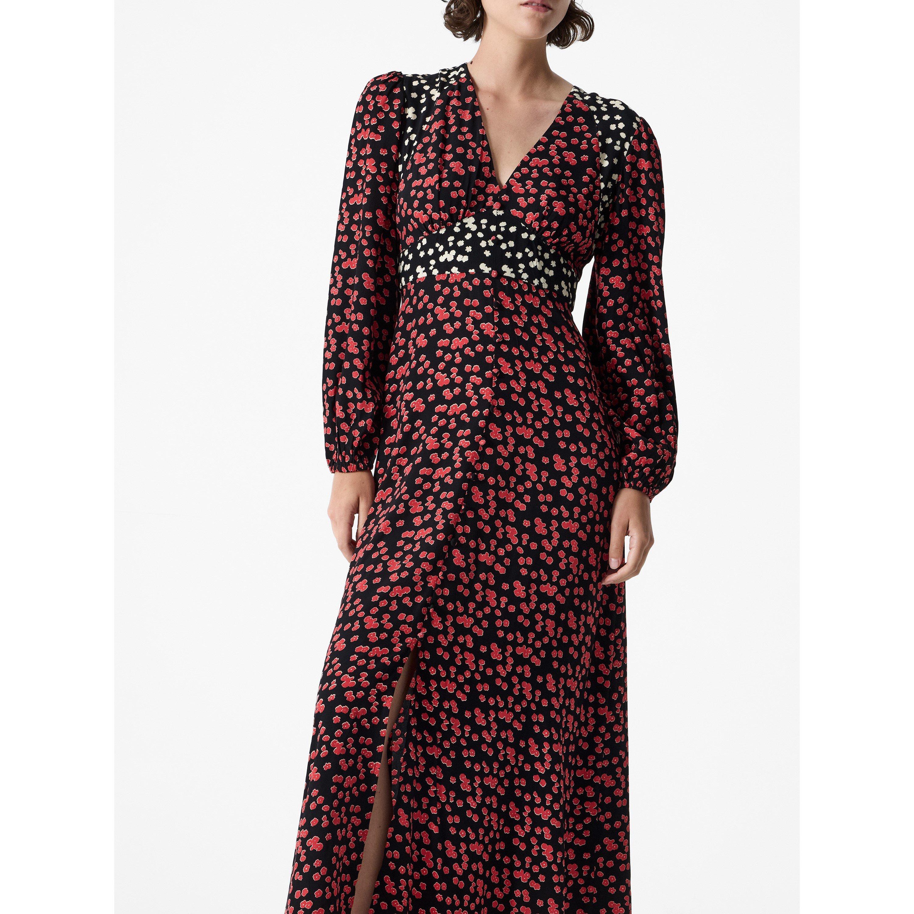 Black - French Connection - Women's Delphine Maxi Dress - 2
