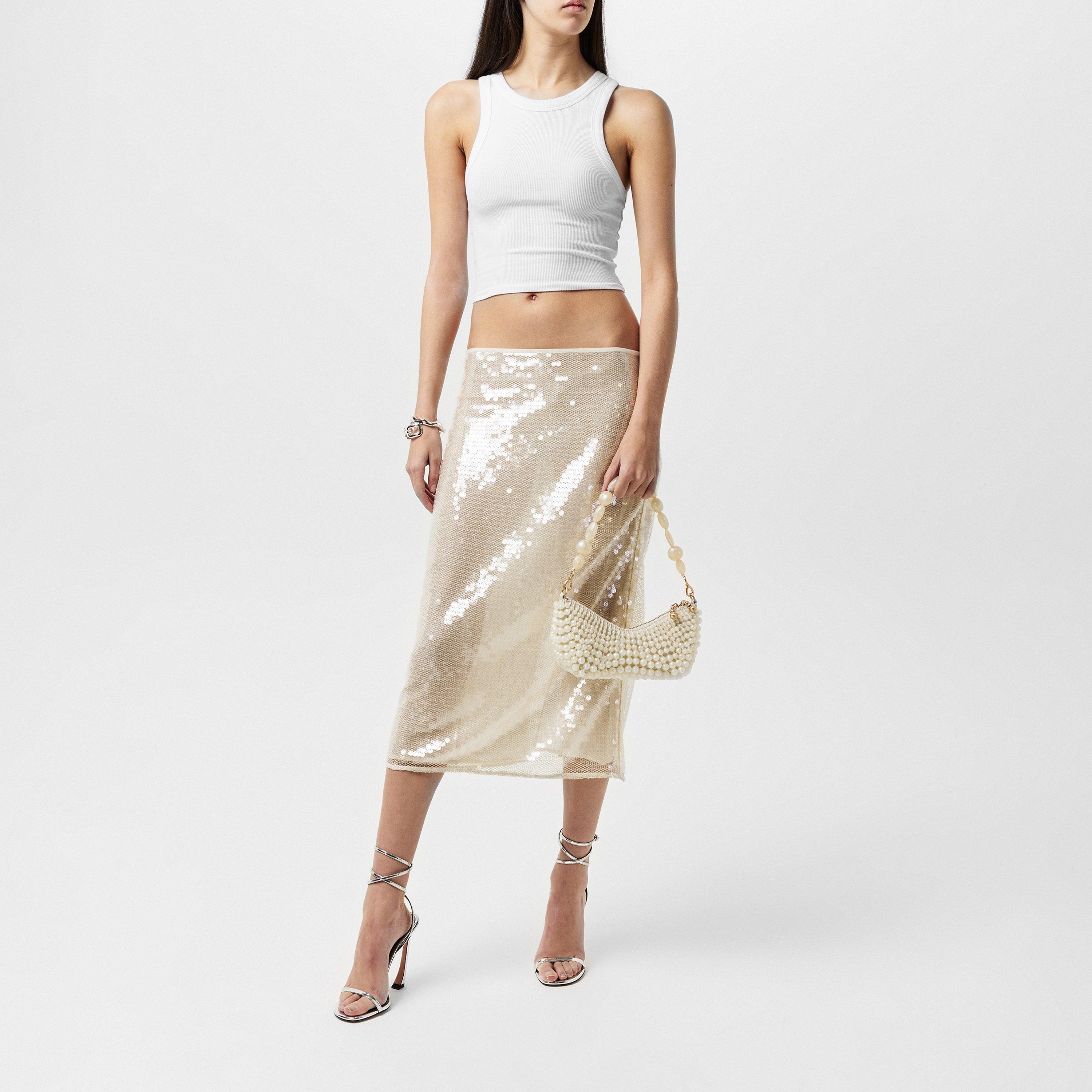 Cream 9200 - Stella McCartney - Sequinned Midi Skirt - 4