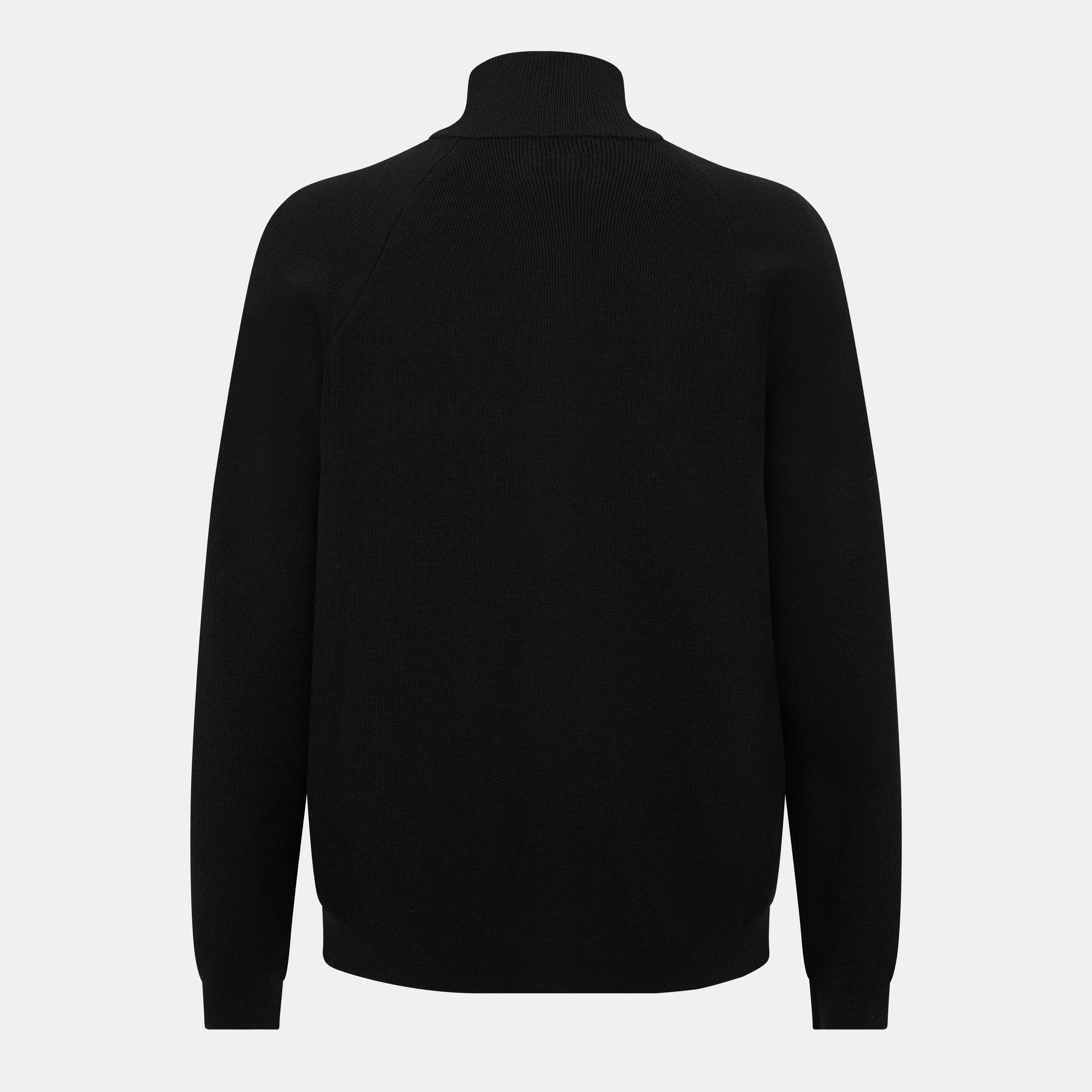 Black 999 - CP Company Metropolis - Men's Zip-Through Knitted Top - 2