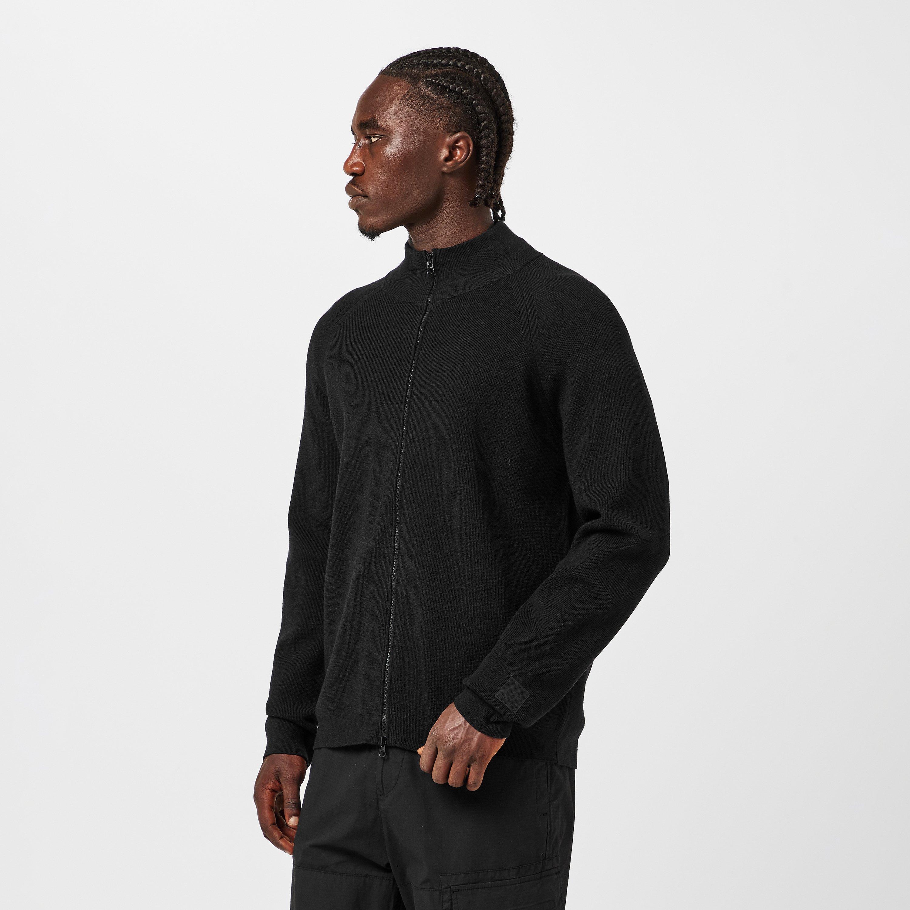 Black 999 - CP Company Metropolis - Men's Zip-Through Knitted Top - 3