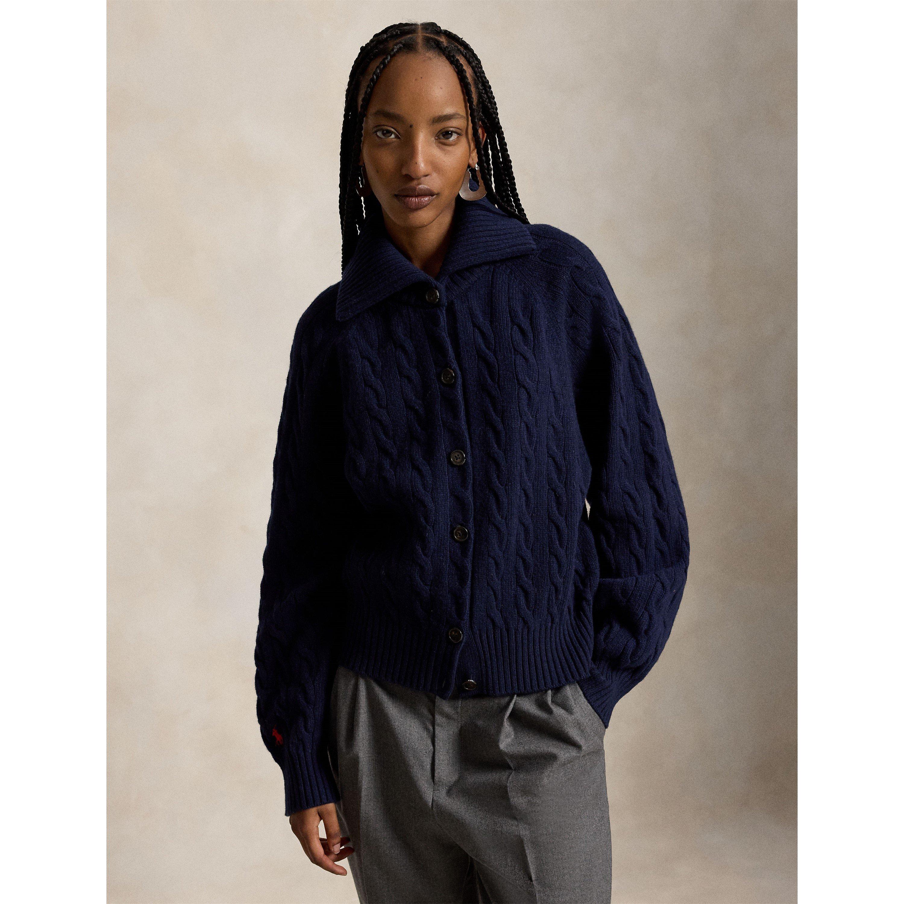 Hunter Navy - Polo Ralph Lauren - Women's Sweater Cardigan - 2