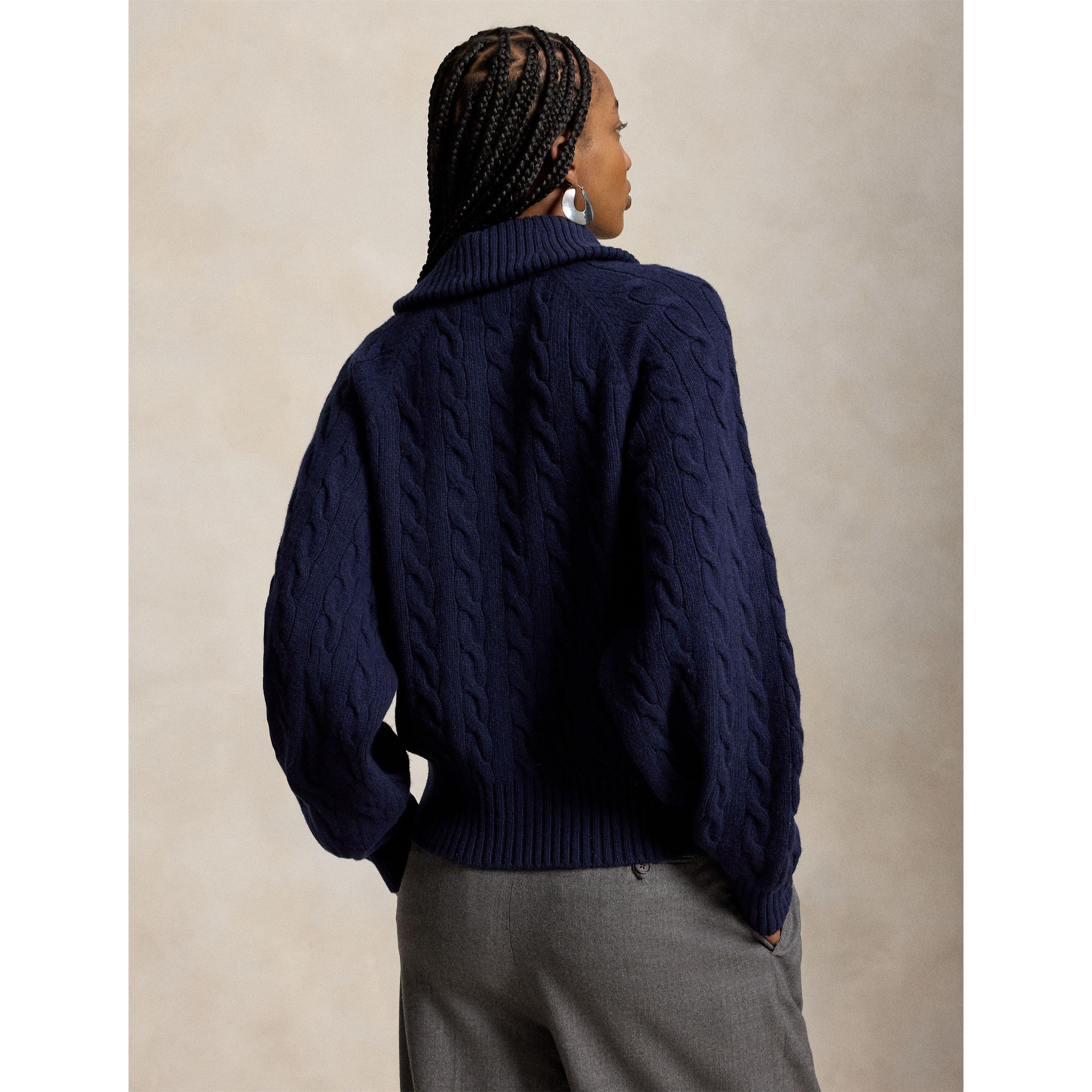 Hunter Navy - Polo Ralph Lauren - Women's Sweater Cardigan - 3
