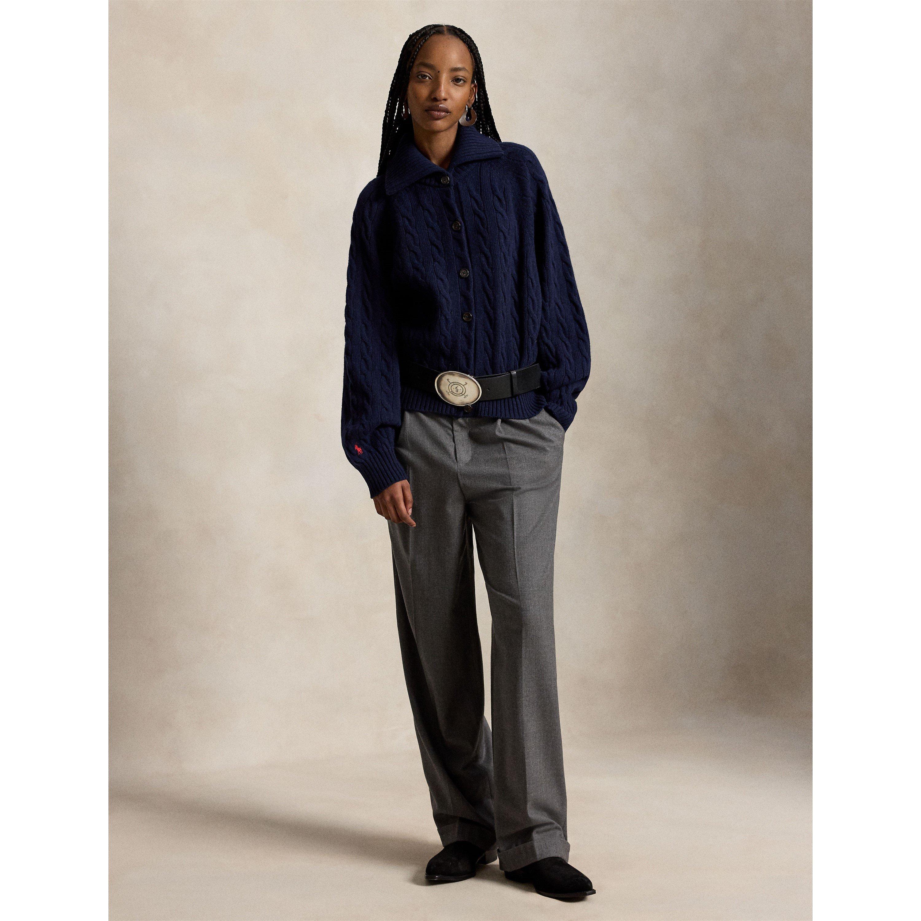 Hunter Navy - Polo Ralph Lauren - Women's Sweater Cardigan - 5