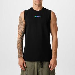 Off White Leaf Arrow Tank Top