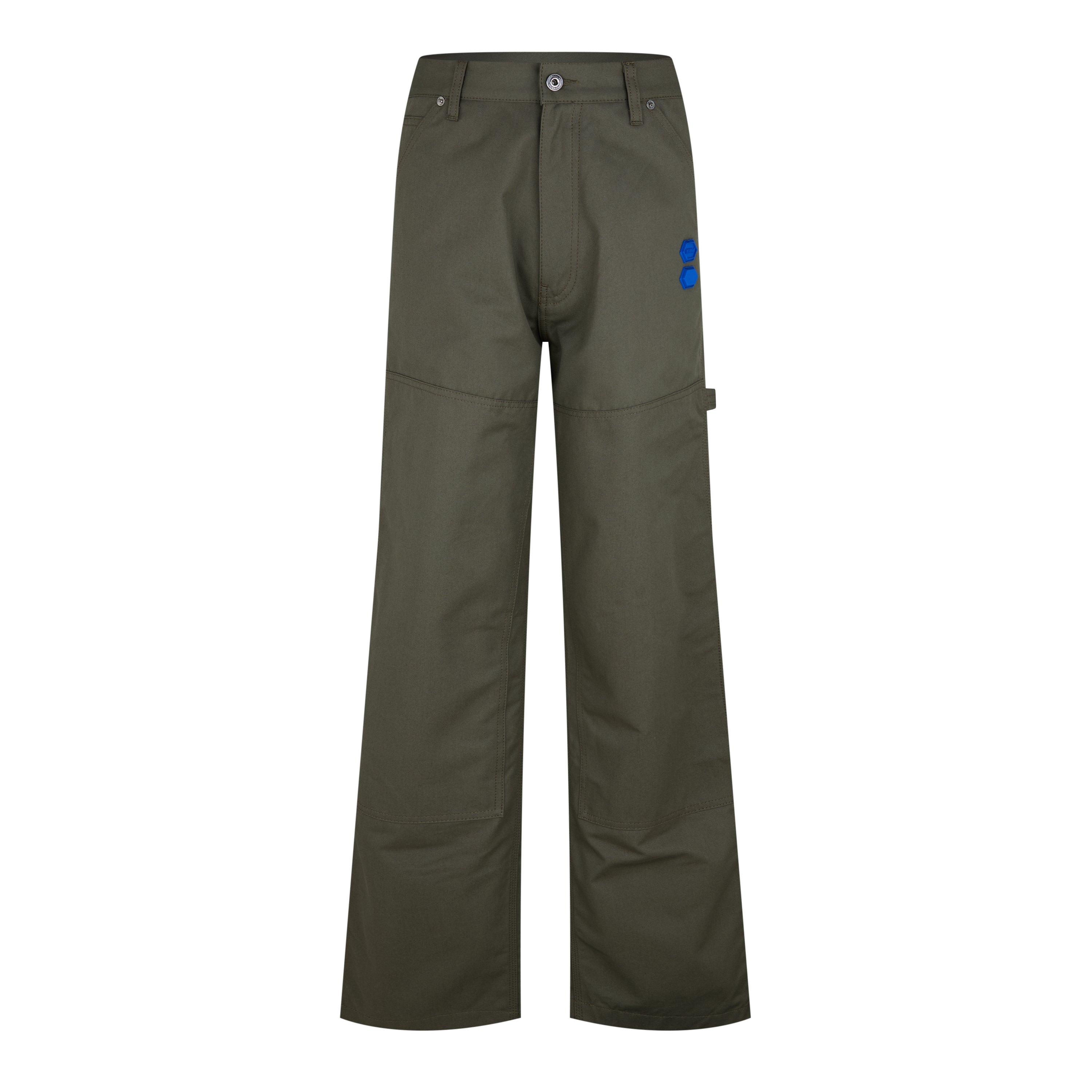 Off White Men's Pant Bold Bubble Logo Jeans