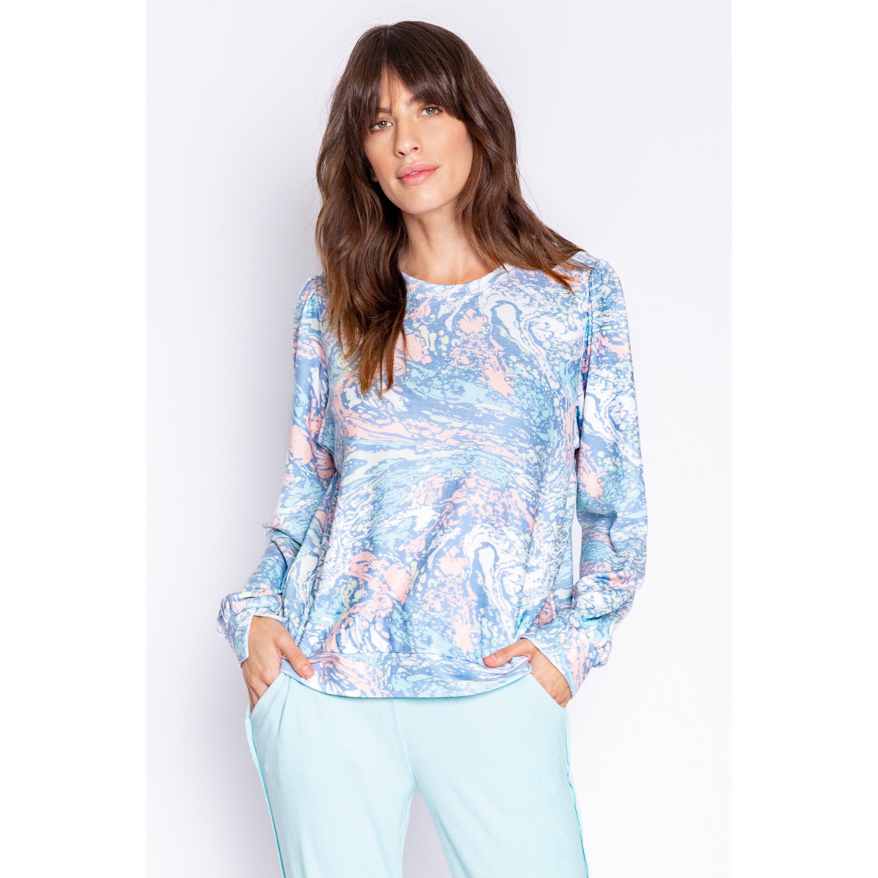 Multikleur - PJ Salvage - Salv Tie Die Watercolour Shirt - 2