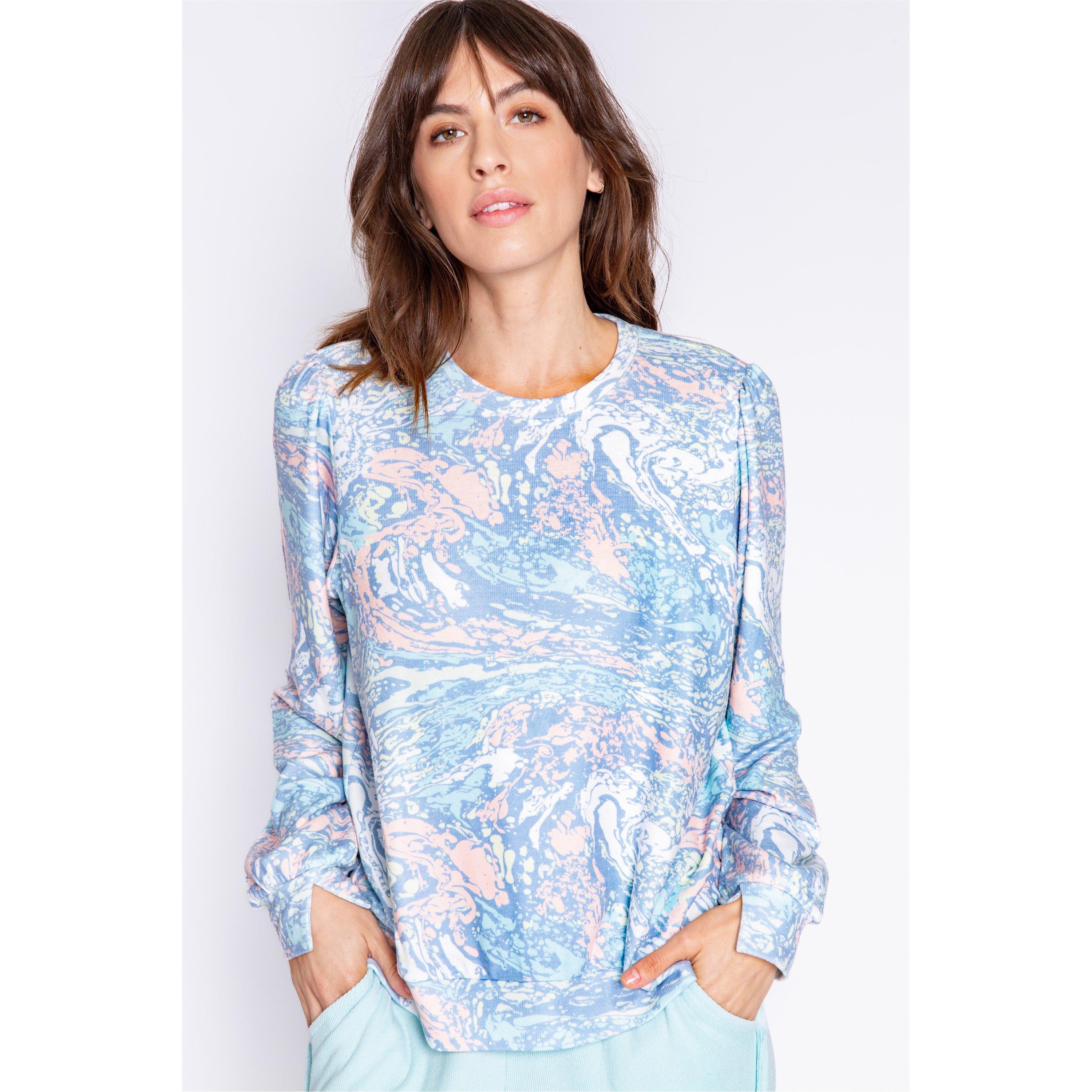 Multikleur - PJ Salvage - Salv Tie Die Watercolour Shirt - 3