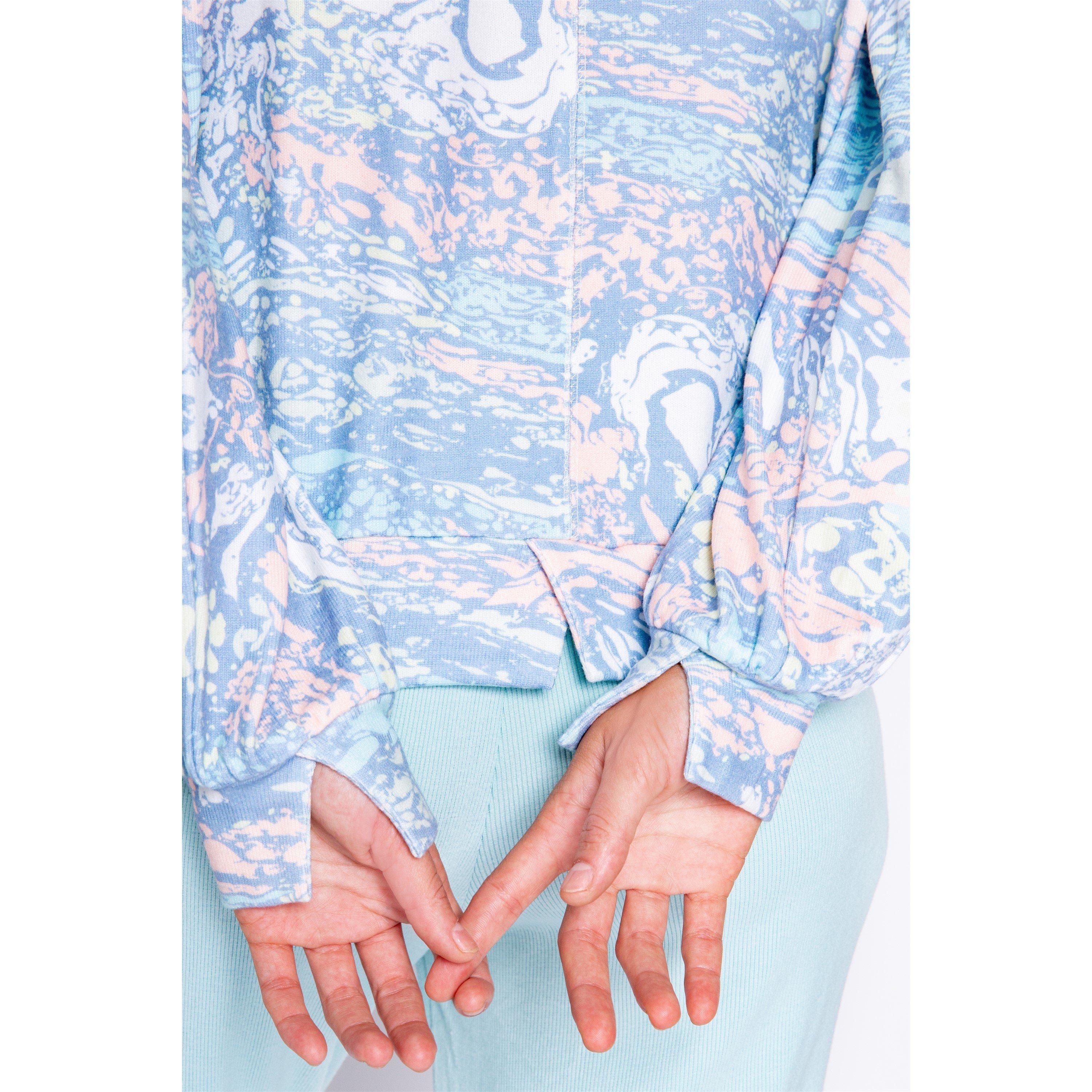 Multikleur - PJ Salvage - Salv Tie Die Watercolour Shirt - 7