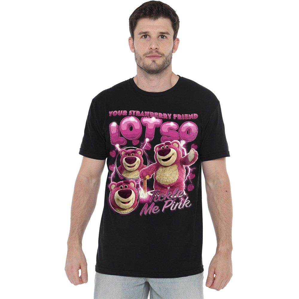 Black - Disney - Toy Story Strawberry Lotso Homage T-Shirt Black - 1