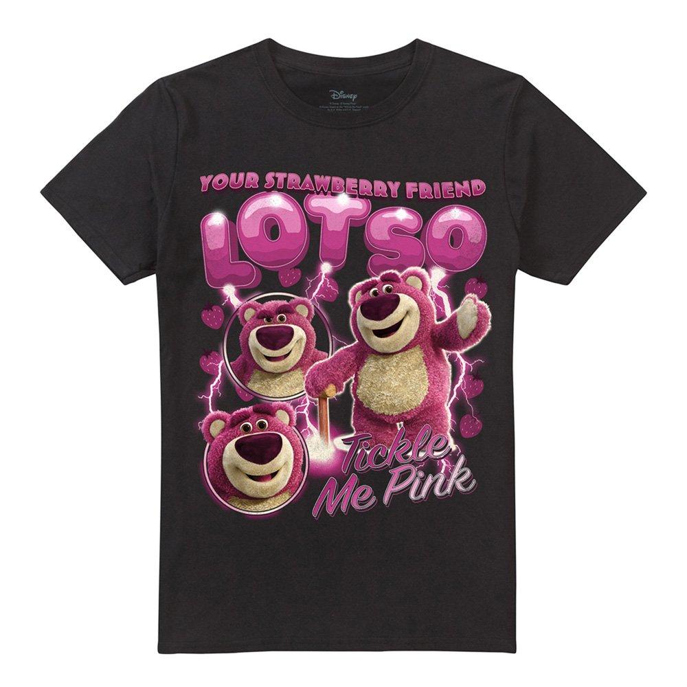 Black - Disney - Toy Story Strawberry Lotso Homage T-Shirt Black - 4