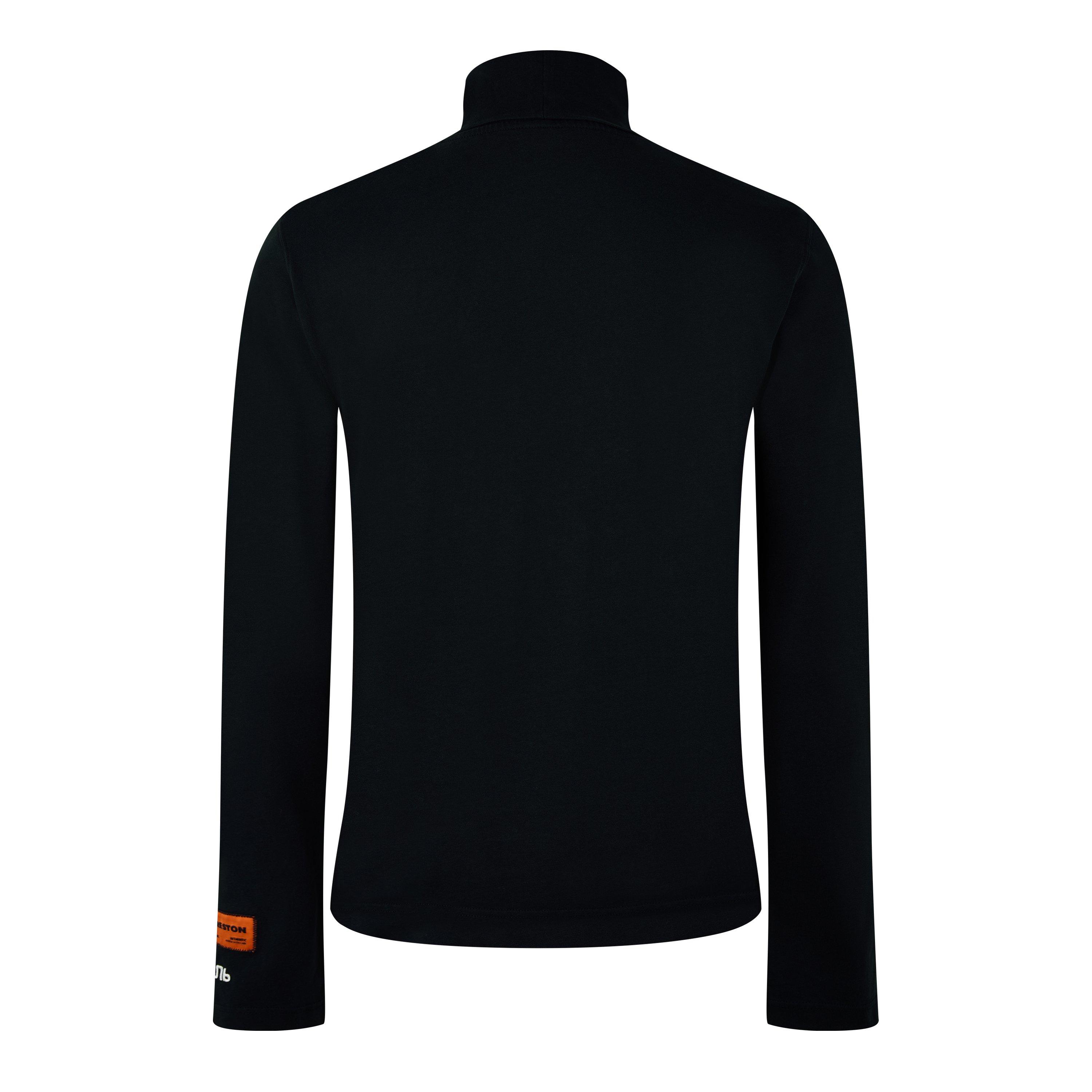 Heron Prestonタートルネック クロップド トップス Heron Preston Long Sleeve Turtleneck Bodysuit - black