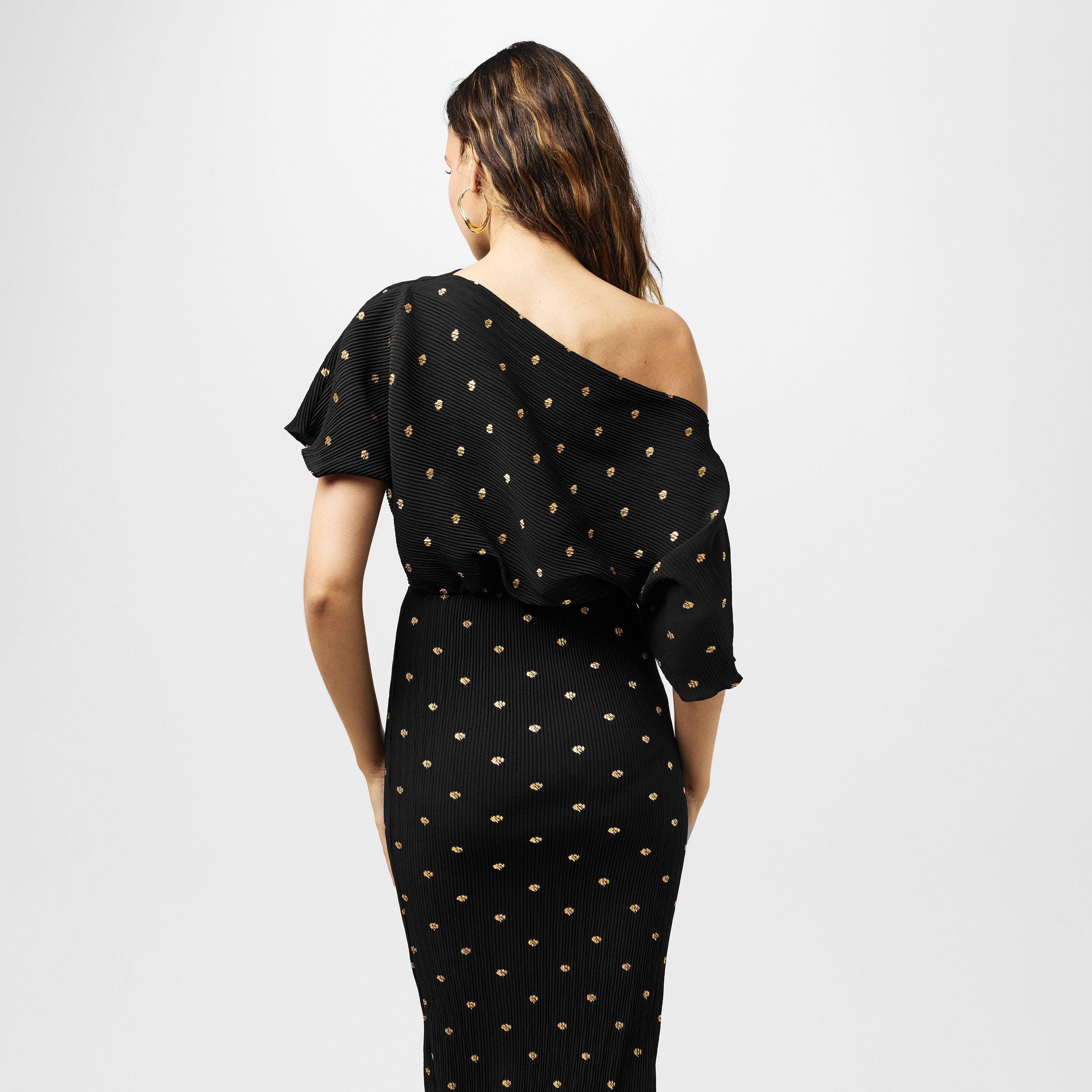 Black - Never Fully Dressed - Women's Tilly Plisse Mini Dress - 4