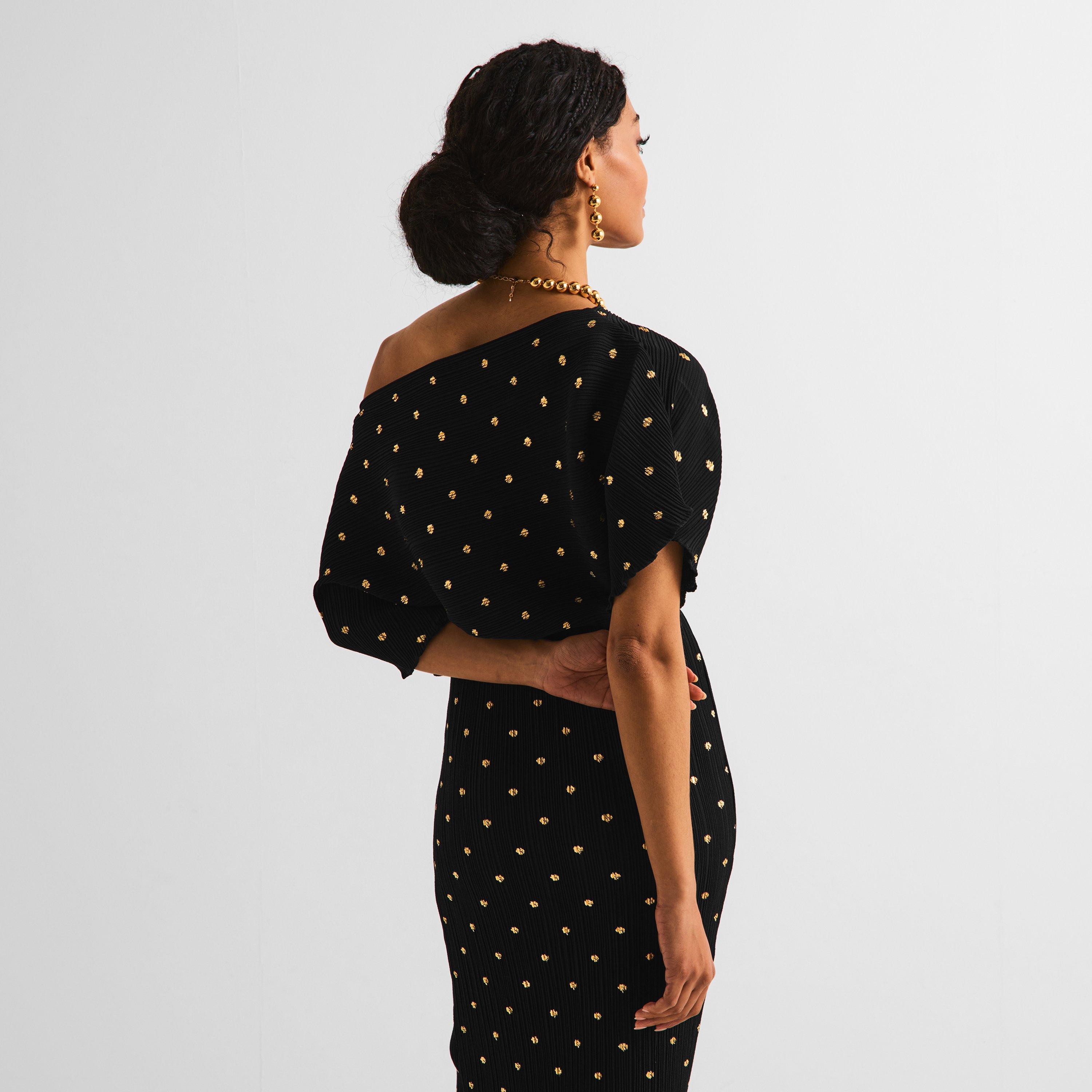 Never Fully Dressed Womens Tilly Plisse Maxi Dress | Flannels