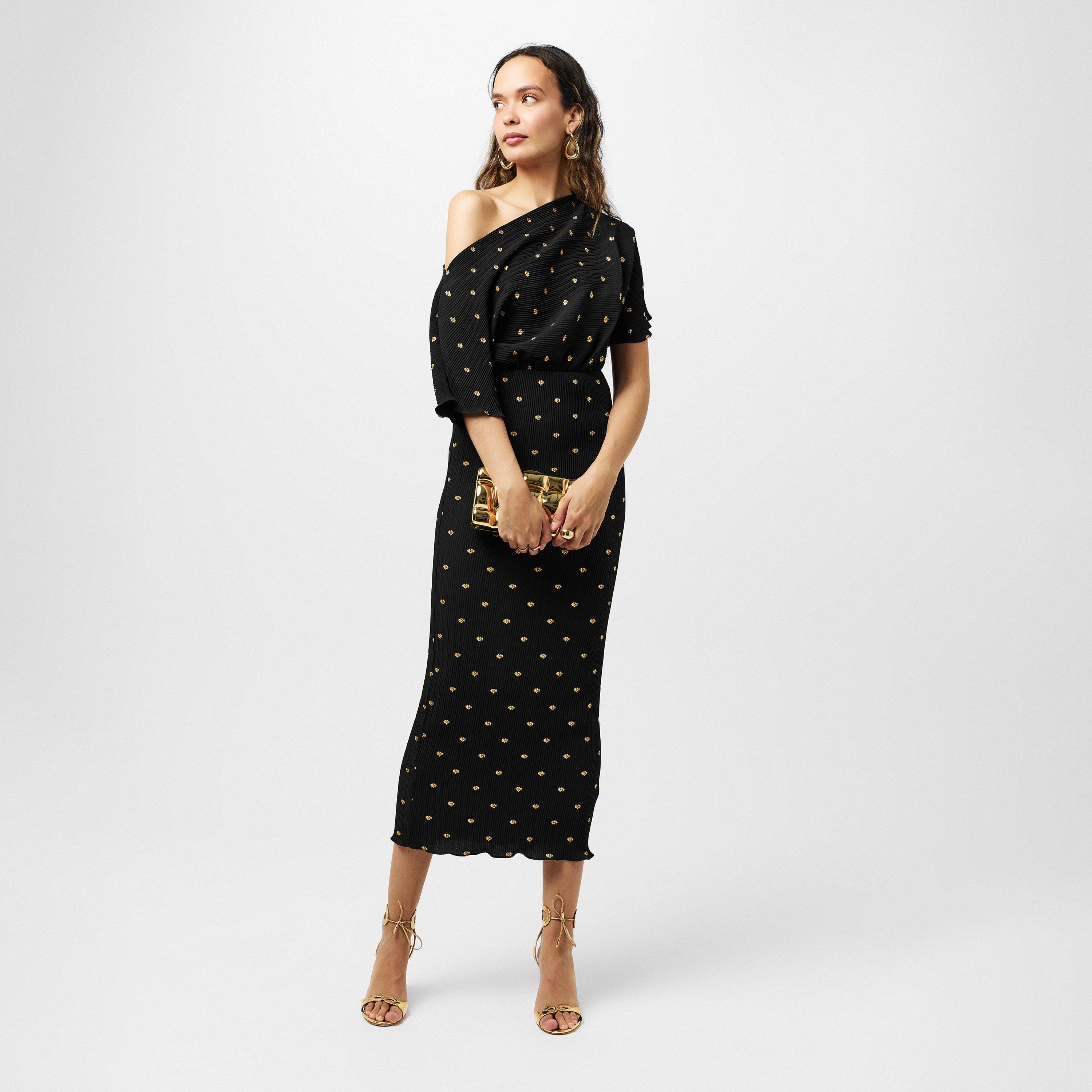 Black - Never Fully Dressed - Women's Tilly Plisse Mini Dress - 6