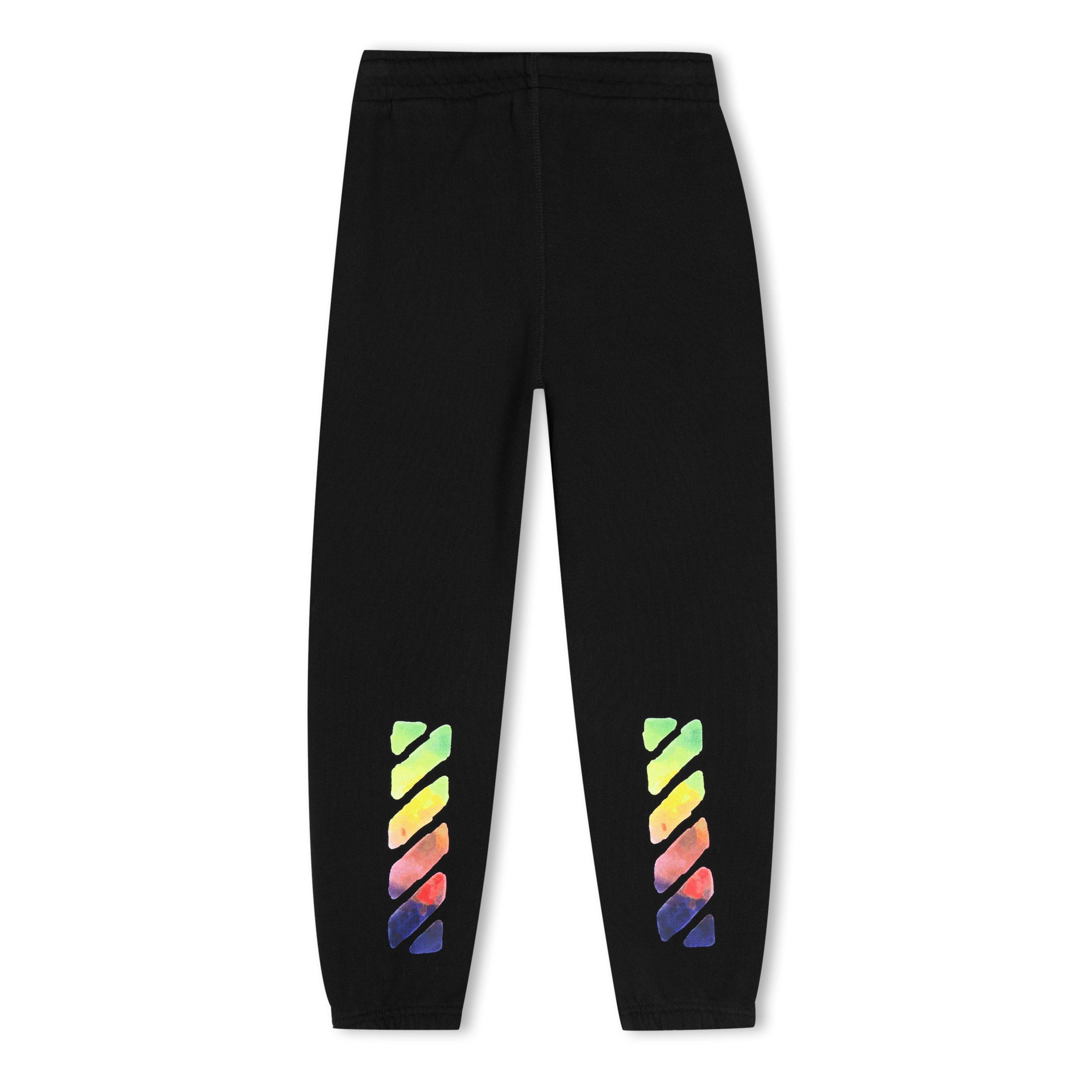 Black/Mltic - Off White - Kids Wtrclr Pant Logo Jogging Bottoms - 2