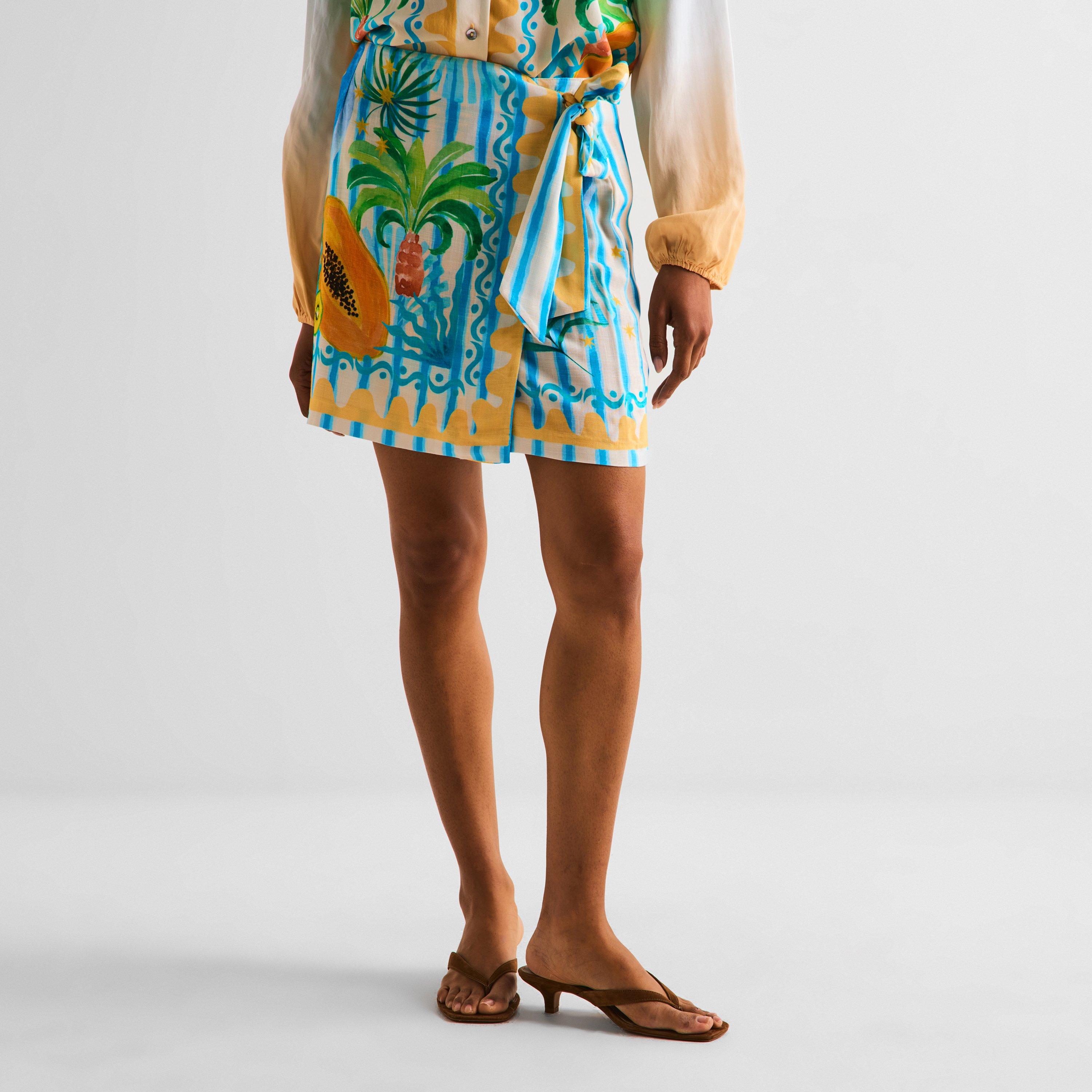 Blue - Never Fully Dressed - Women's Rio Wrap Skirt - 3