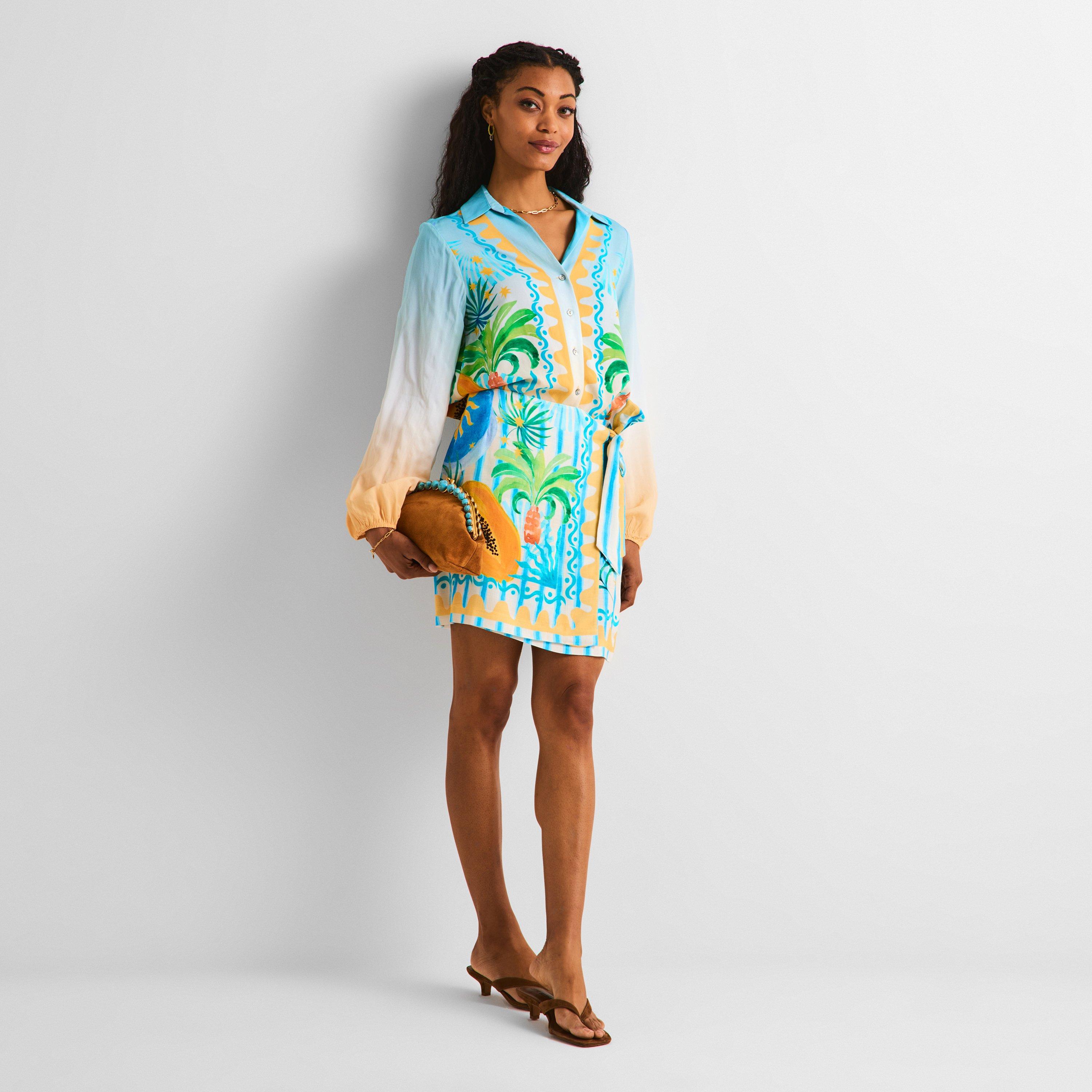 Blue - Never Fully Dressed - Women's Rio Wrap Skirt - 5