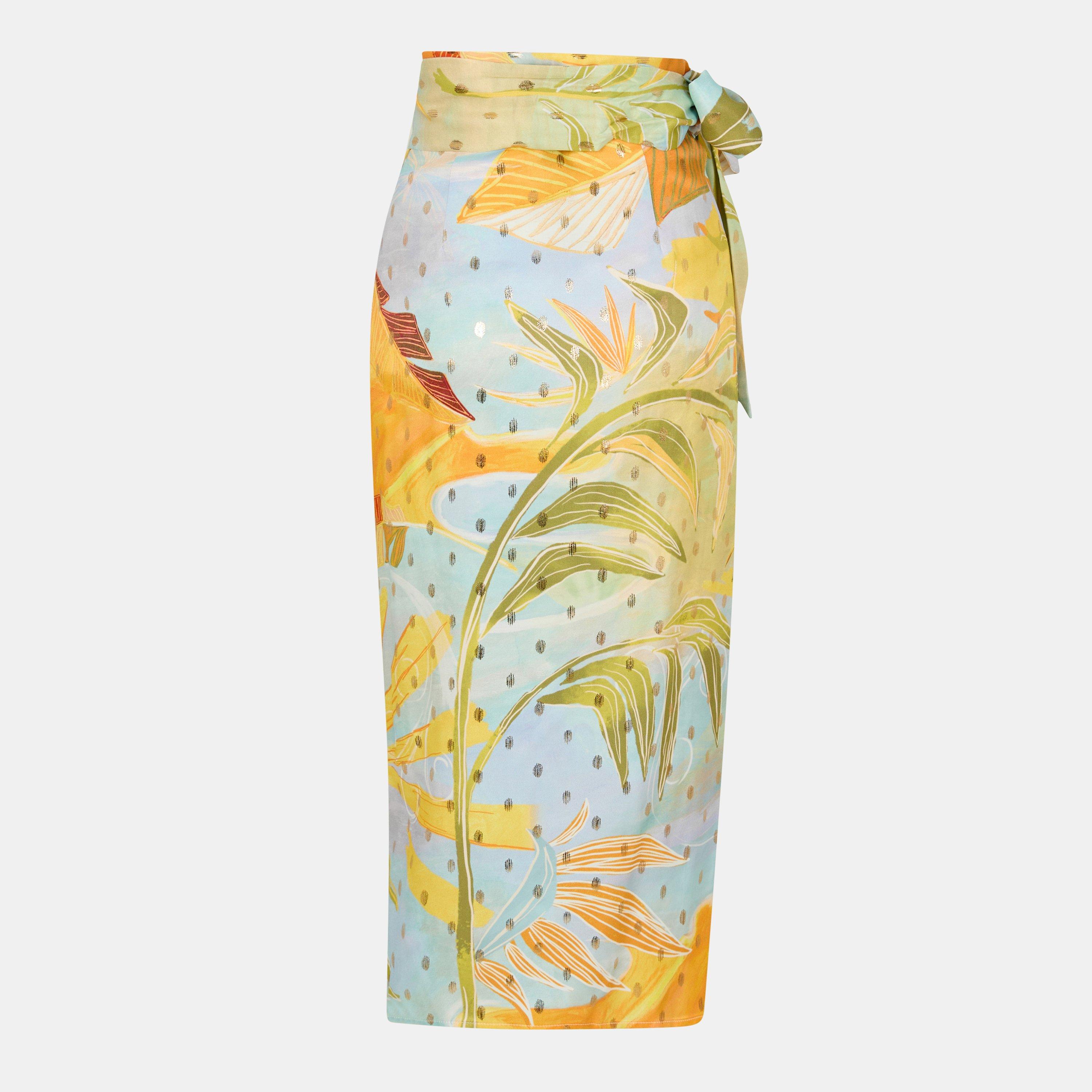 Blue - Never Fully Dressed - Women's Sky Jaspre Wrap Skirt - 2