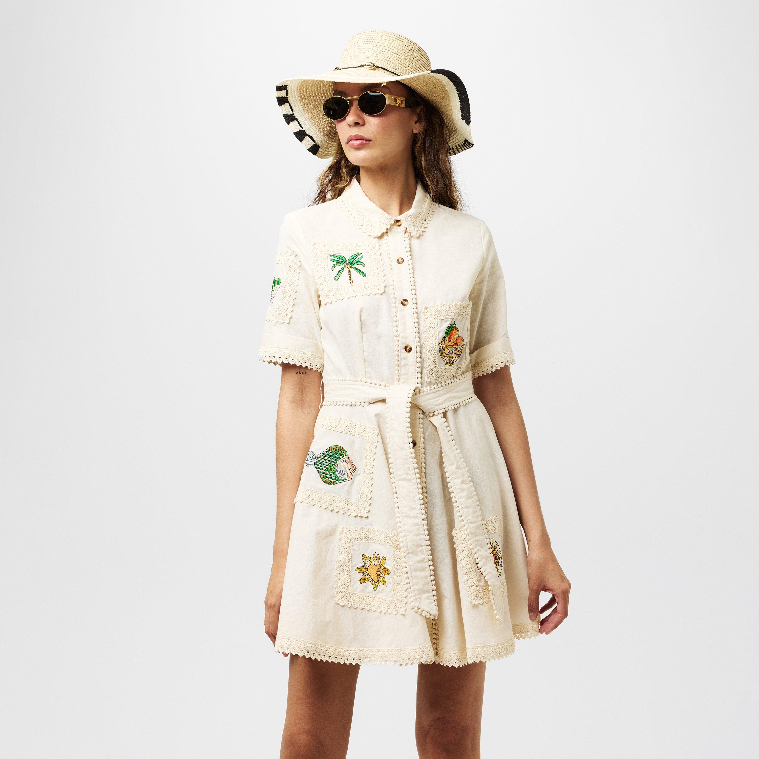 Cream - Never Fully Dressed - Women's Isla Shirt Dress - 3