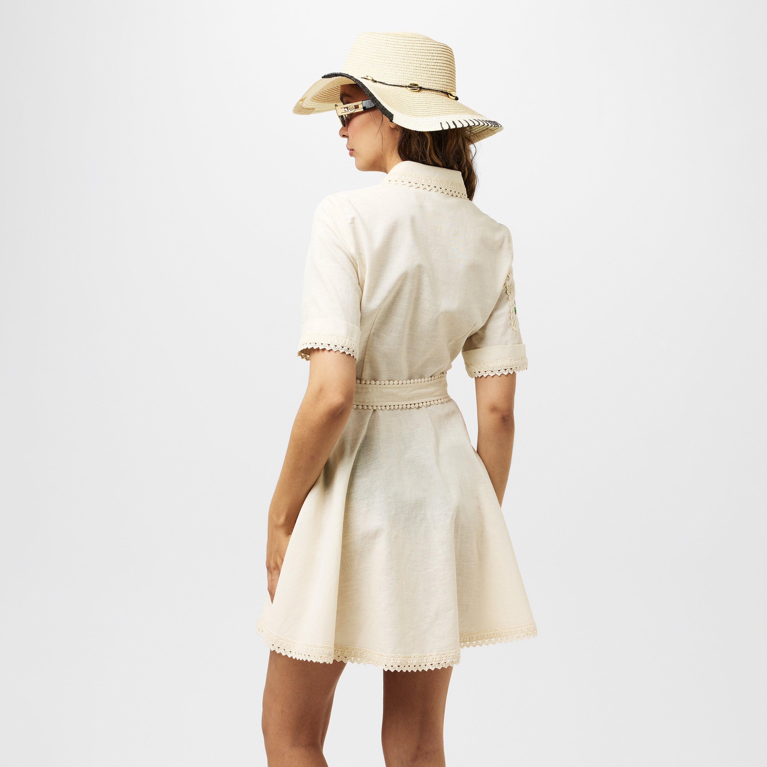 Cream - Never Fully Dressed - Women's Isla Shirt Dress - 4