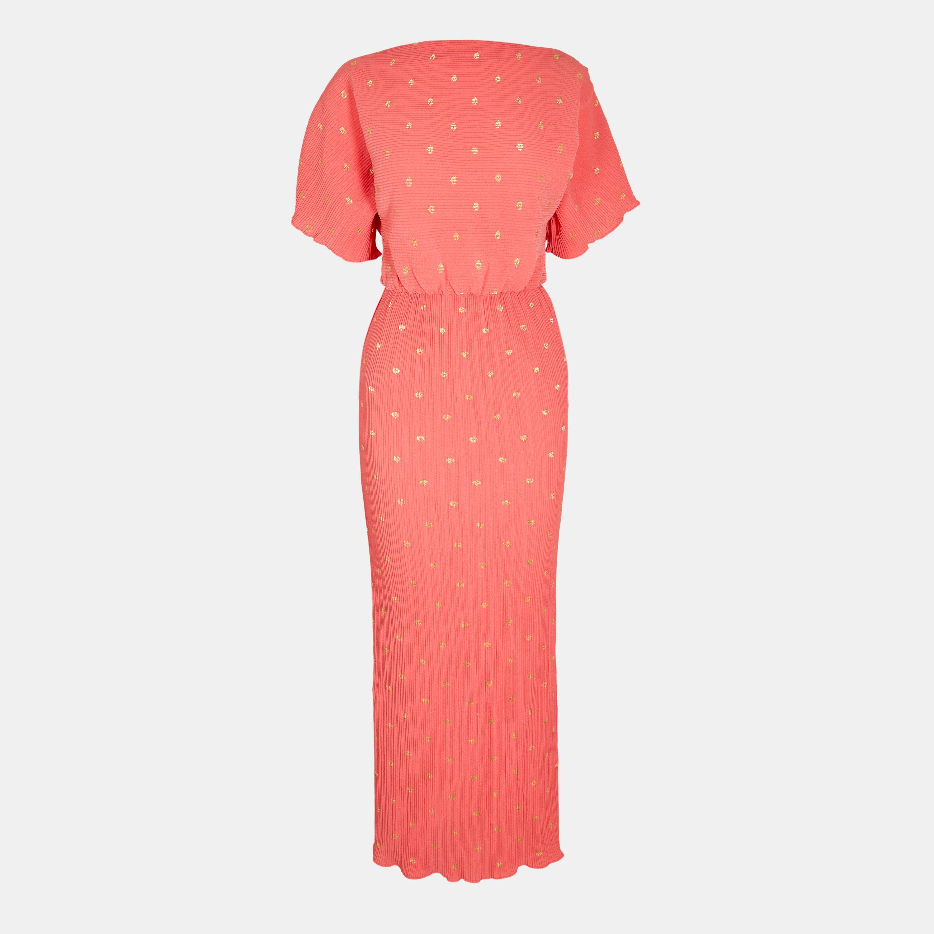 Never Fully Dressed Women's Tilly Long Maxi Dress - Coral - 10 (S)