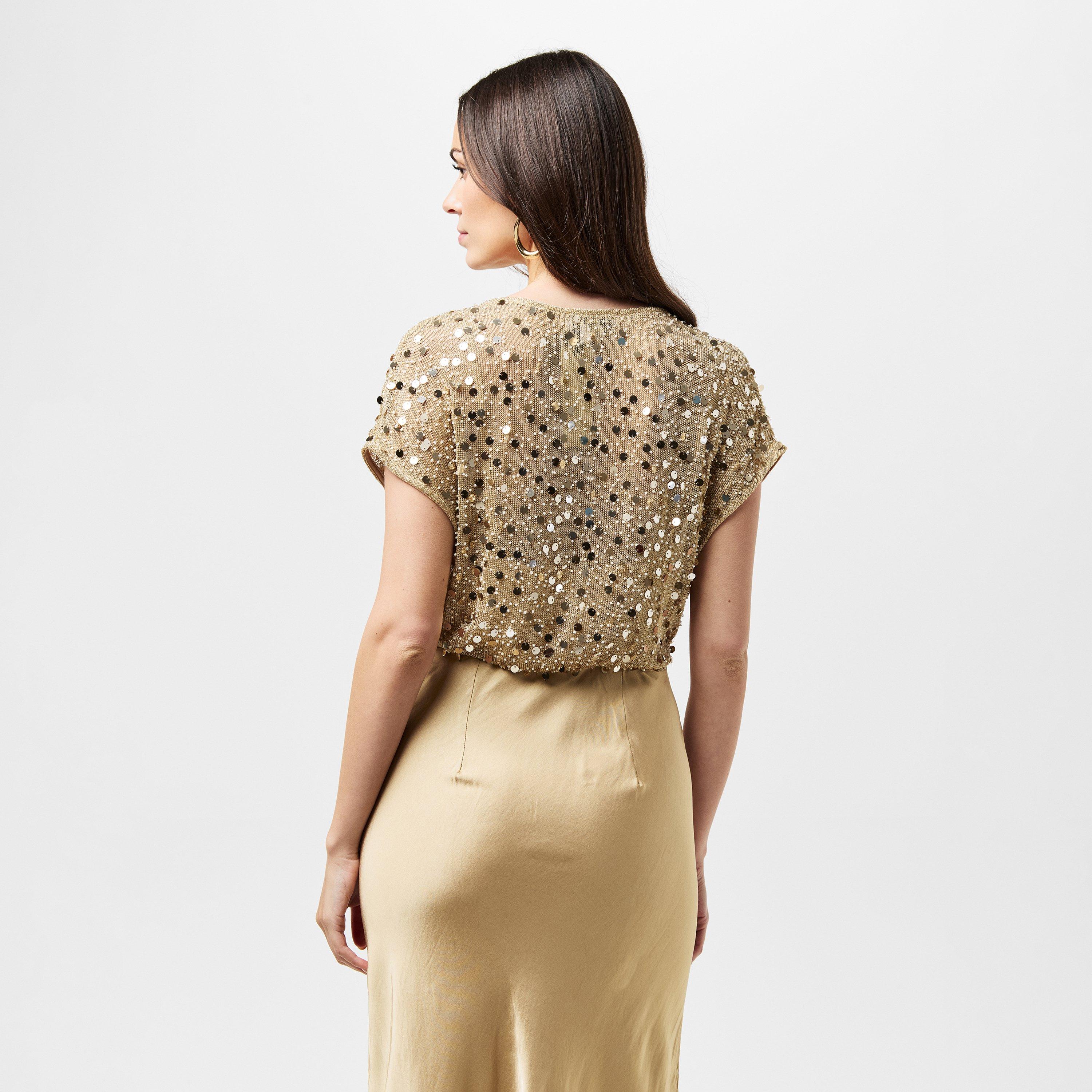 Gold - Never Fully Dressed - Women's Elodie Maxi Dress - 4