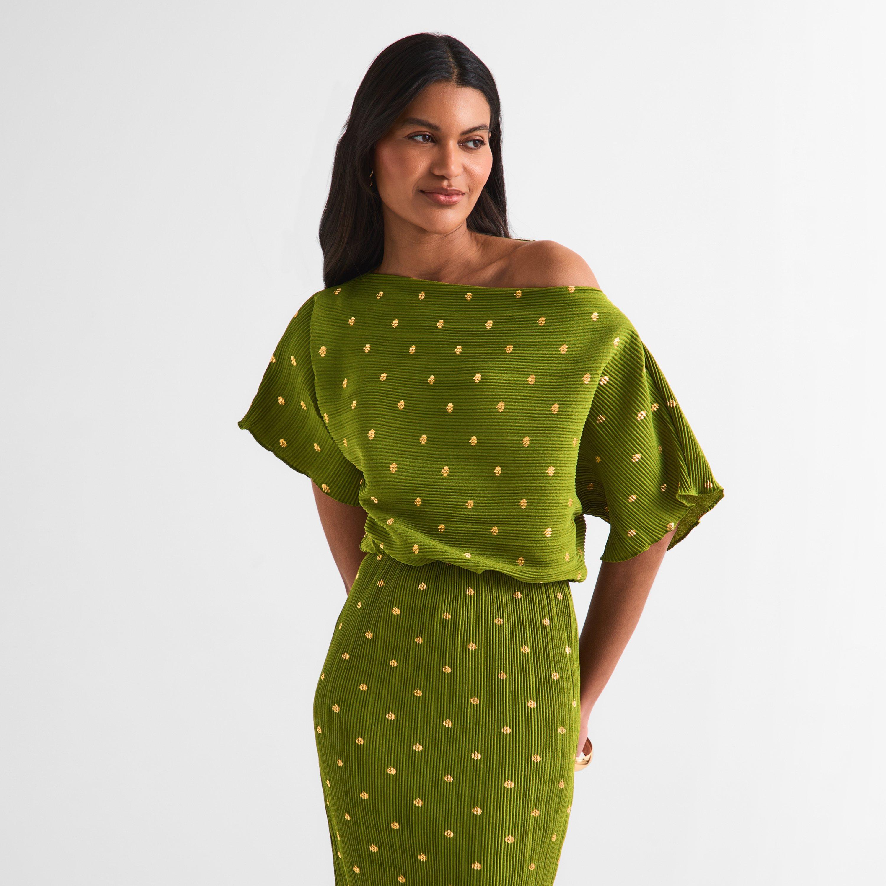 Khaki - Never Fully Dressed - Women's Tilly Long Maxi Dress - 3