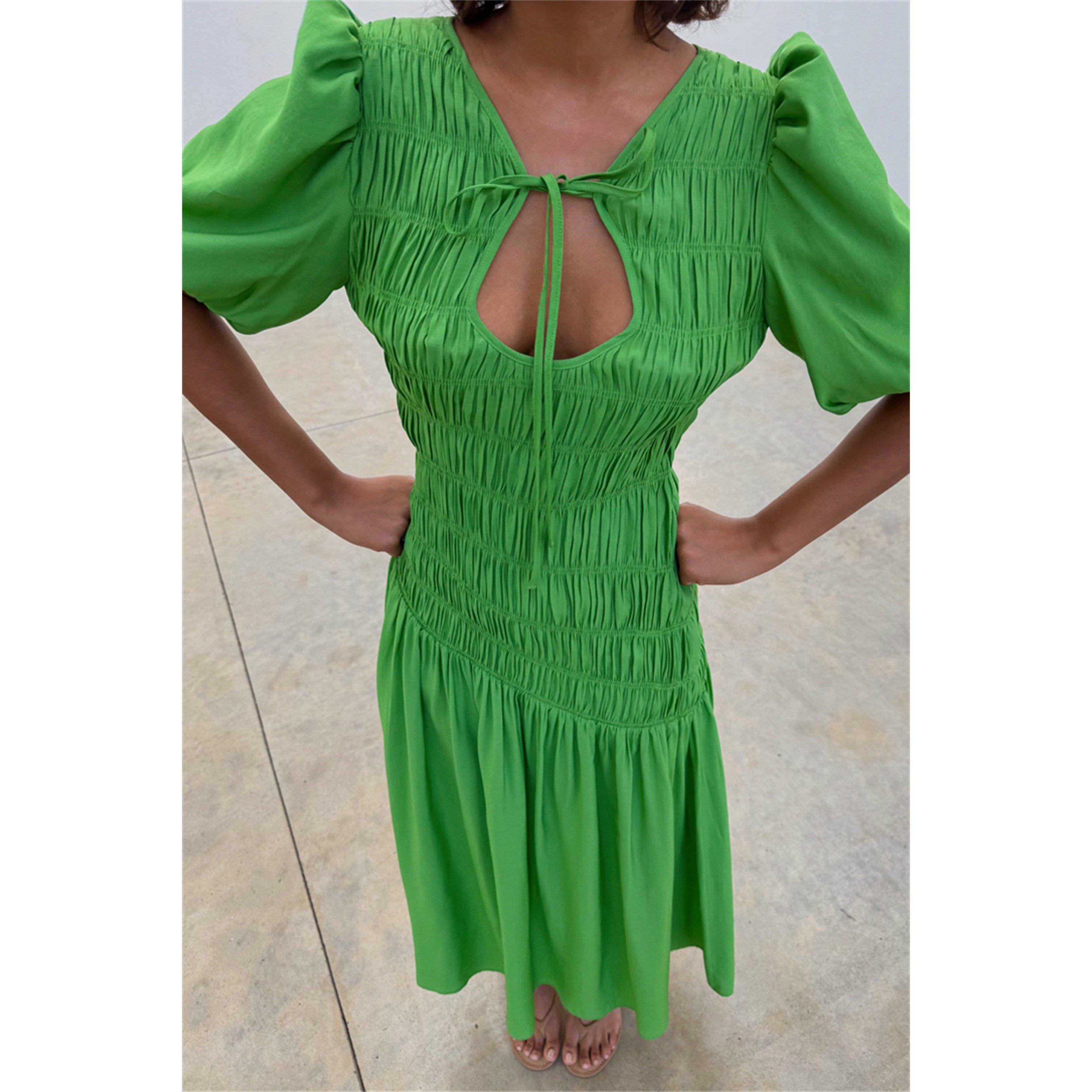 Green - Never Fully Dressed - Women's Nara Maxi Dress - 3