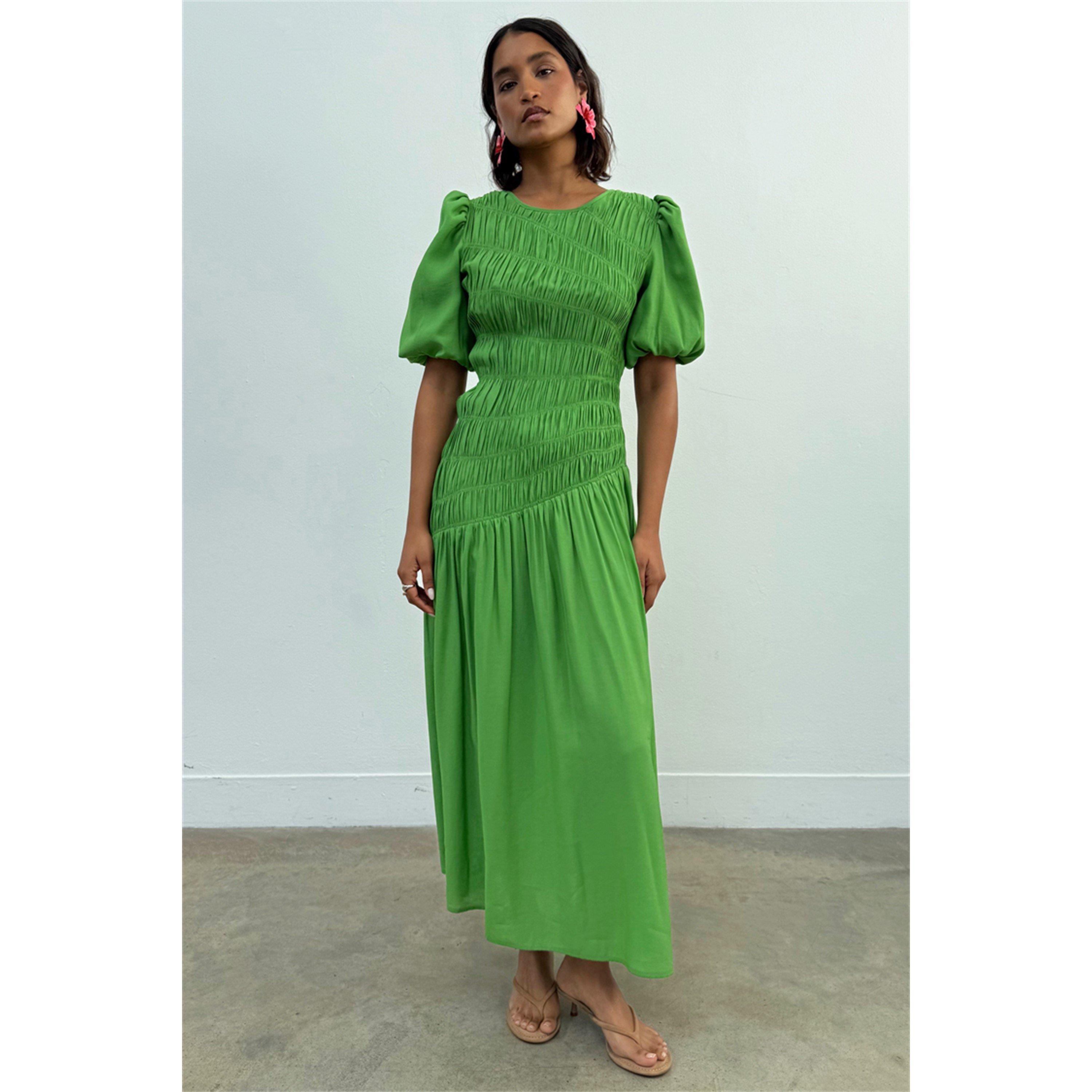 Green - Never Fully Dressed - Women's Nara Maxi Dress - 4