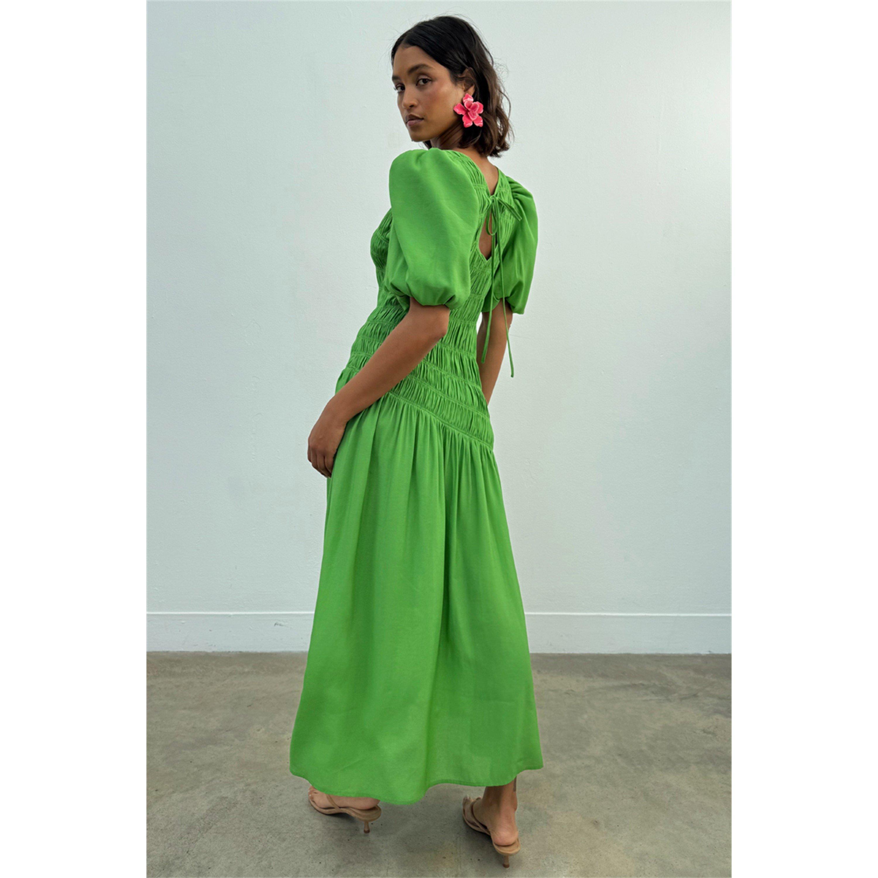 Green - Never Fully Dressed - Women's Nara Maxi Dress - 9
