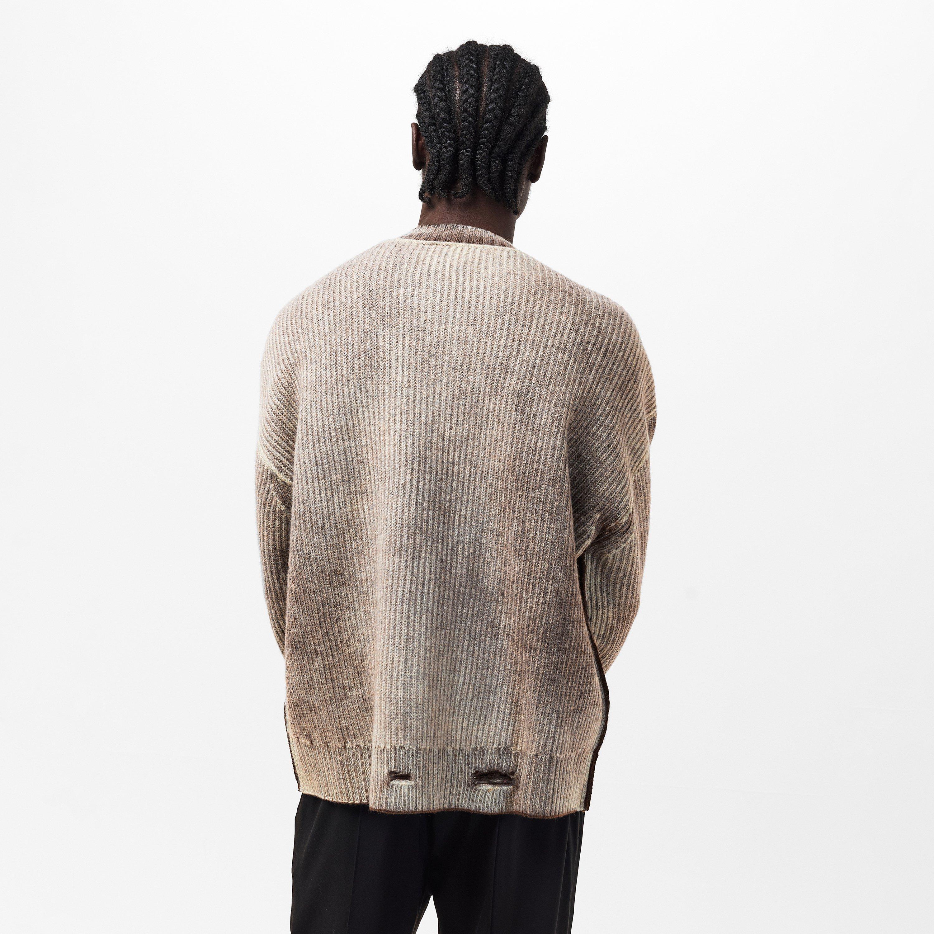 Nero - Represent - Men's Reversible Knitted Crew Neck Jumper - 4