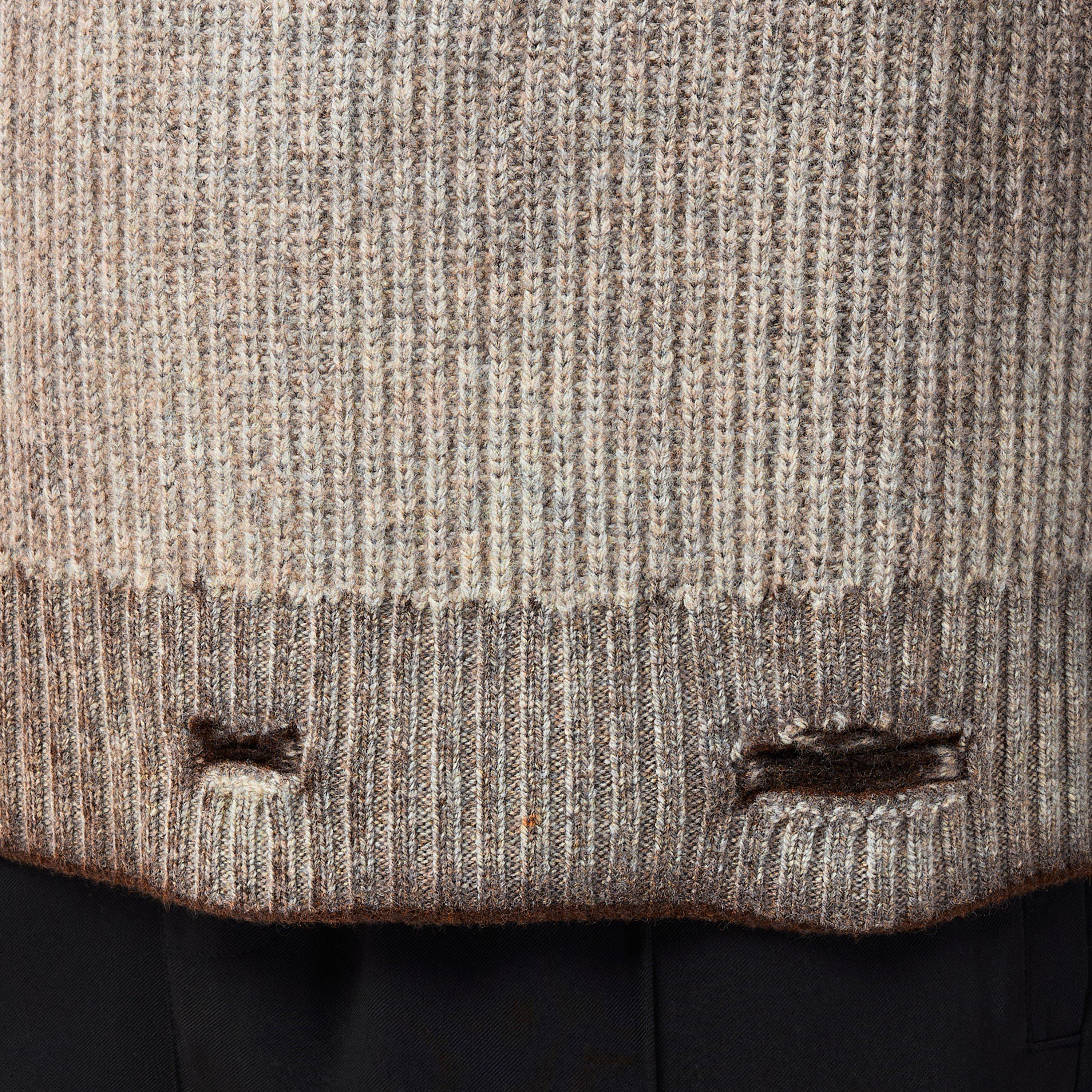 Nero - Represent - Men's Reversible Knitted Crew Neck Jumper - 5