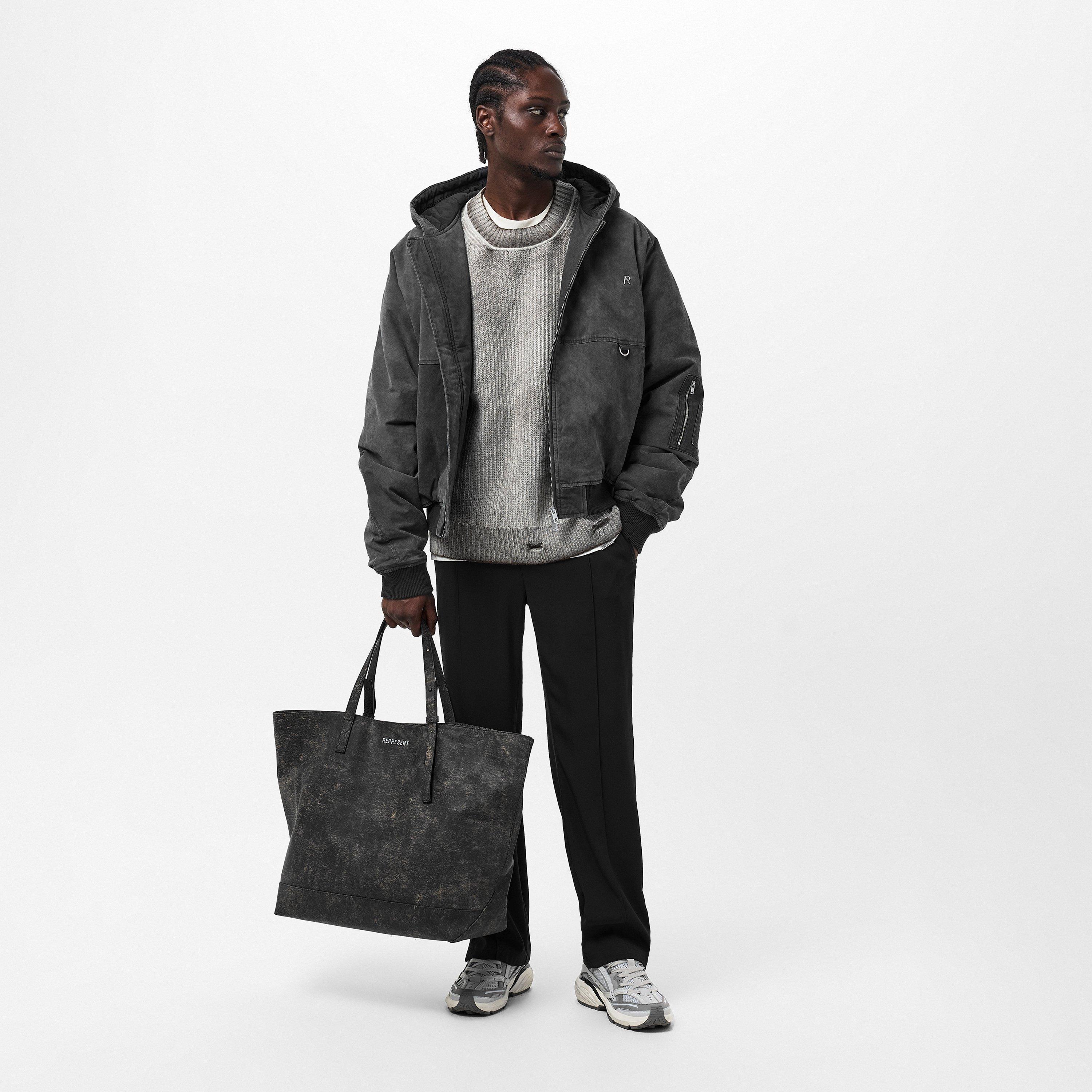 Washed Black - Represent - Men's Technical Bomber Jacket - 6