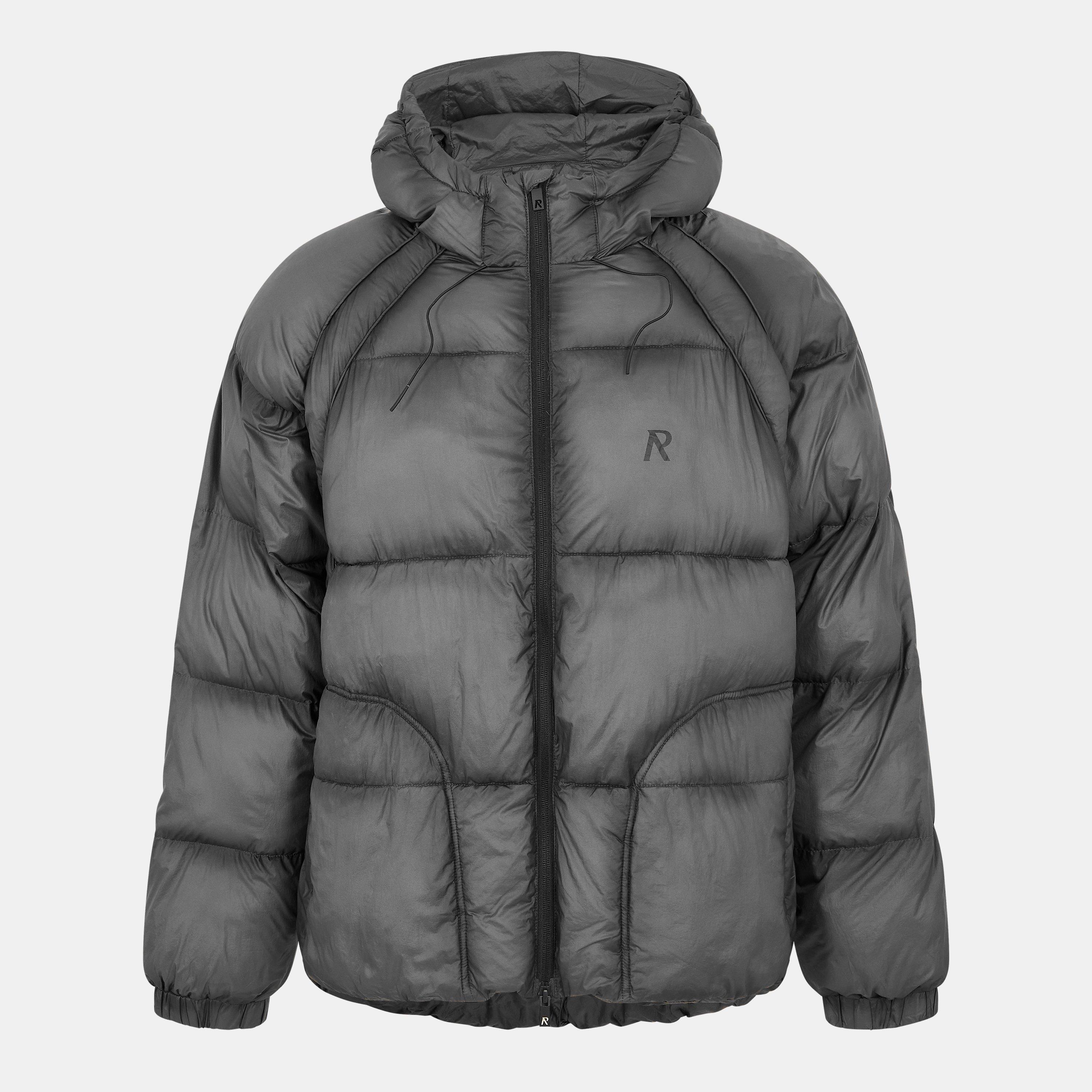Washed Black - Represent - Men's Translucent Medium Puffer Jacket - 1