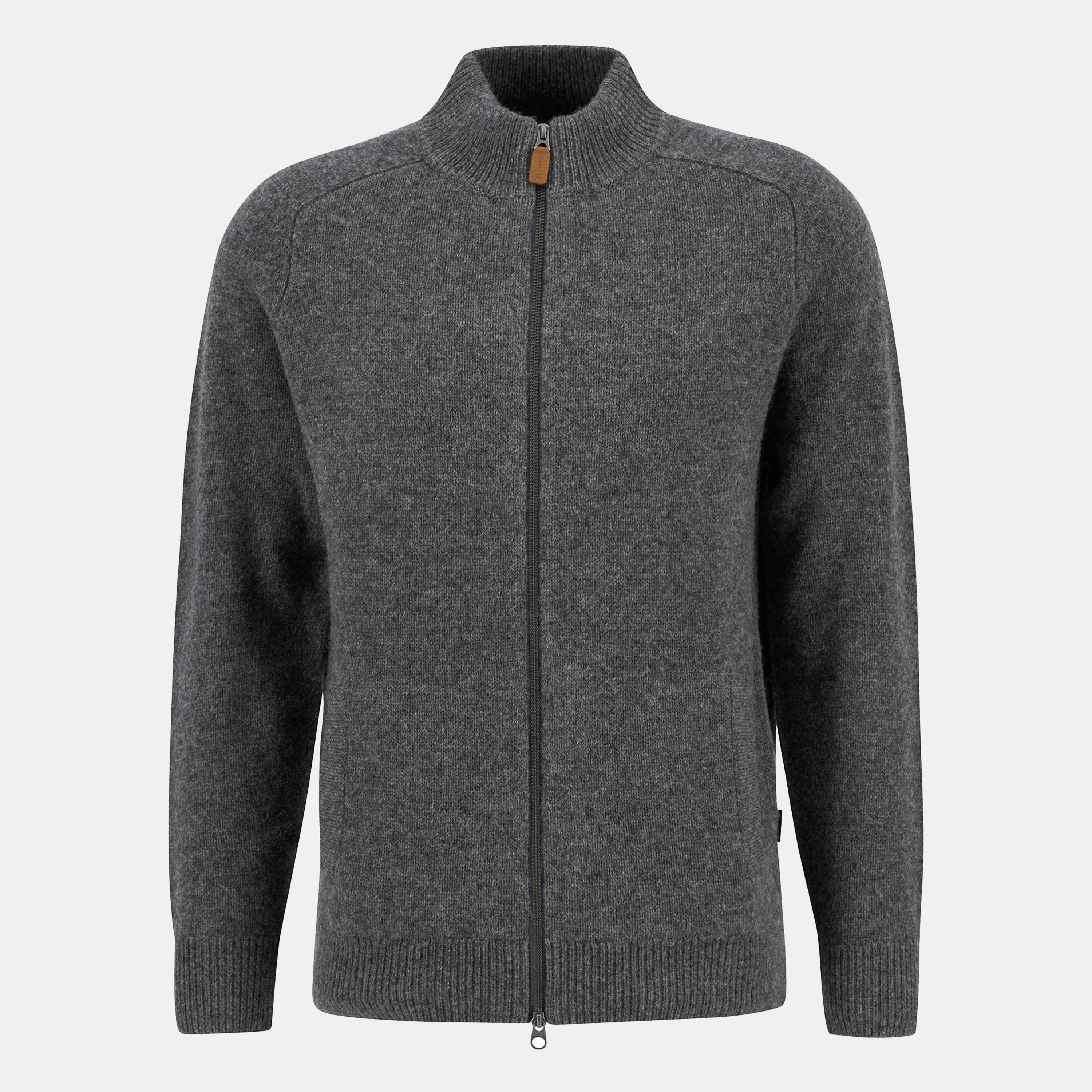 Barbour Talder Zipped Jumper - Charcoal CH51 - XL