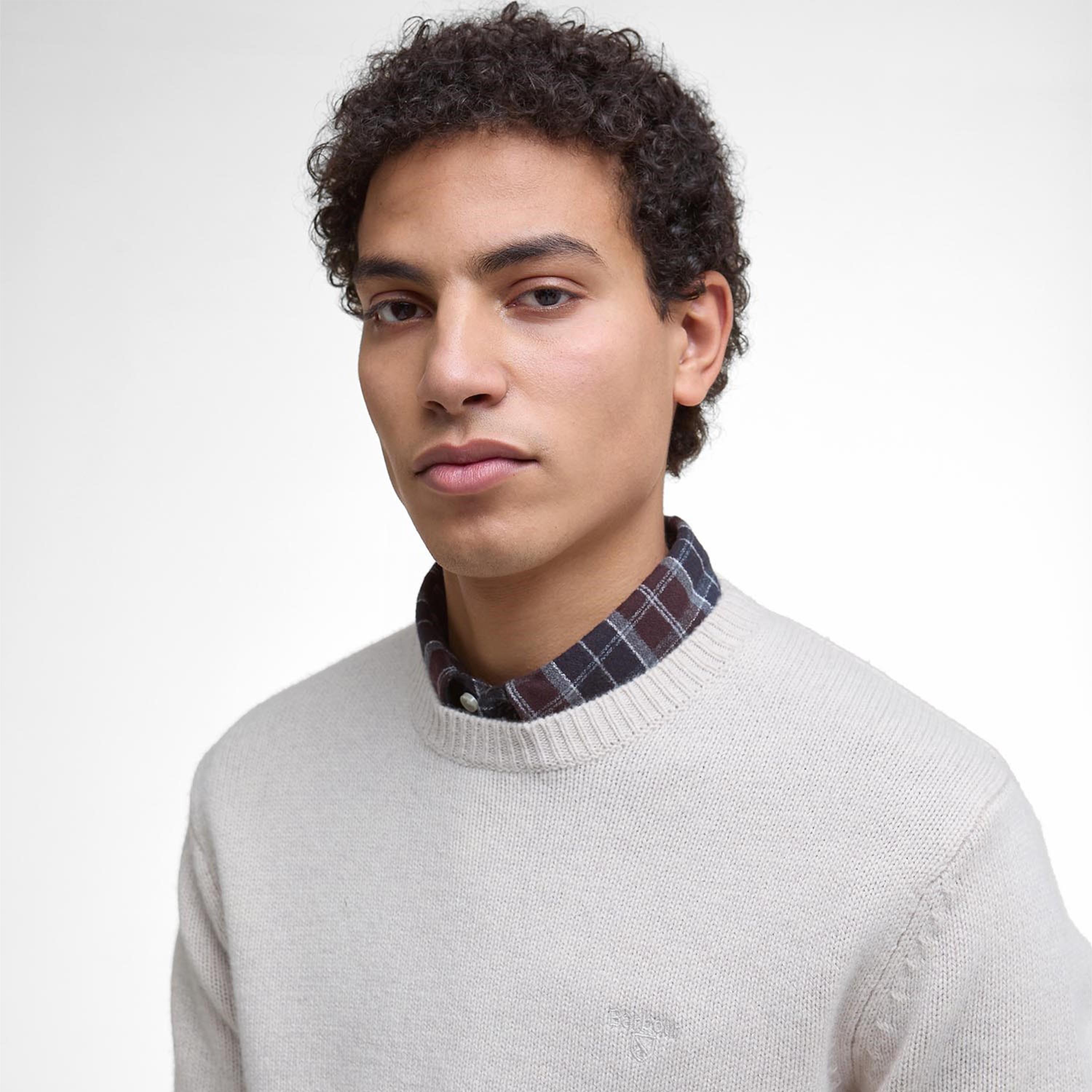 Mist Marl GY18 - Barbour - Covent Crew Neck Jumper - 4